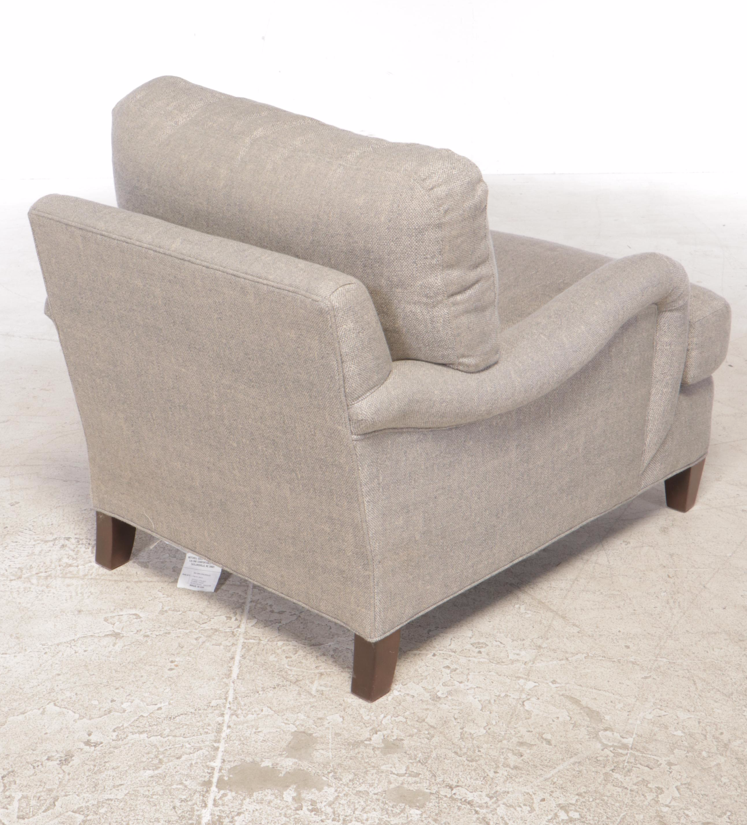 Mitchell Gold + Bob Williams "Whitley" Custom-Upholstered Easy Armchair