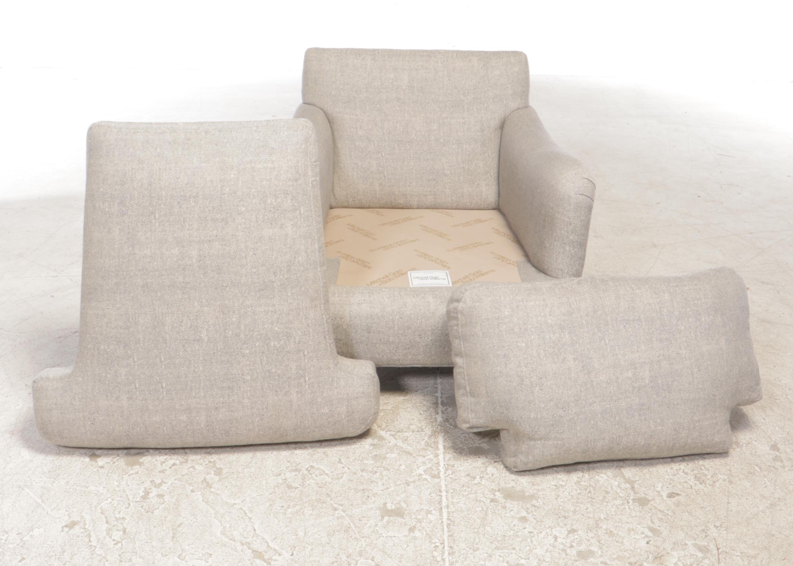 Mitchell Gold + Bob Williams "Whitley" Custom-Upholstered Easy Armchair