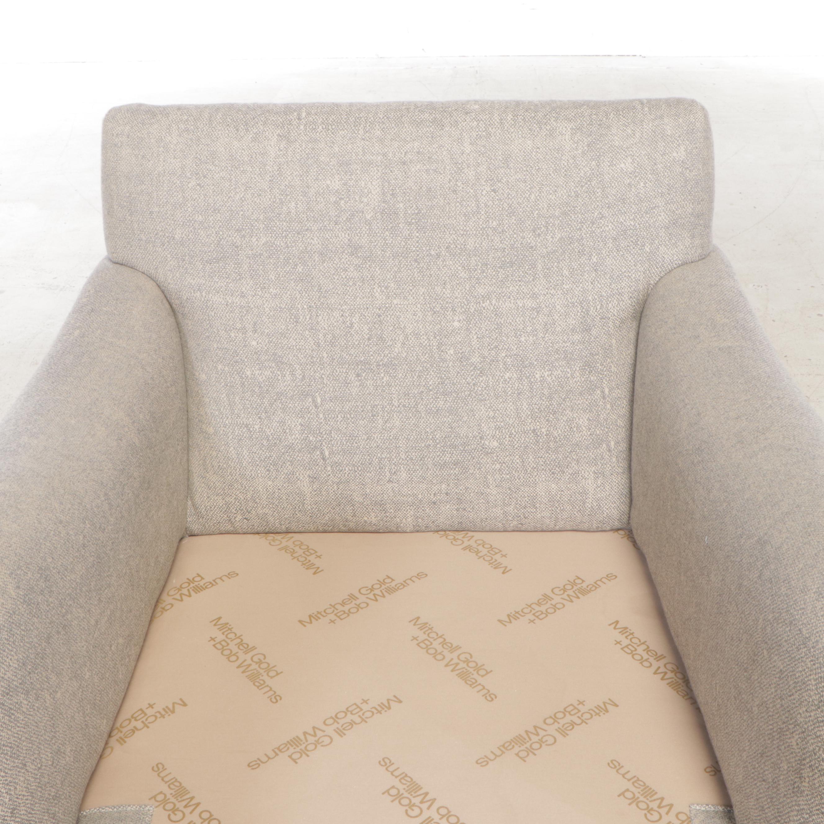Mitchell Gold + Bob Williams "Whitley" Custom-Upholstered Easy Armchair