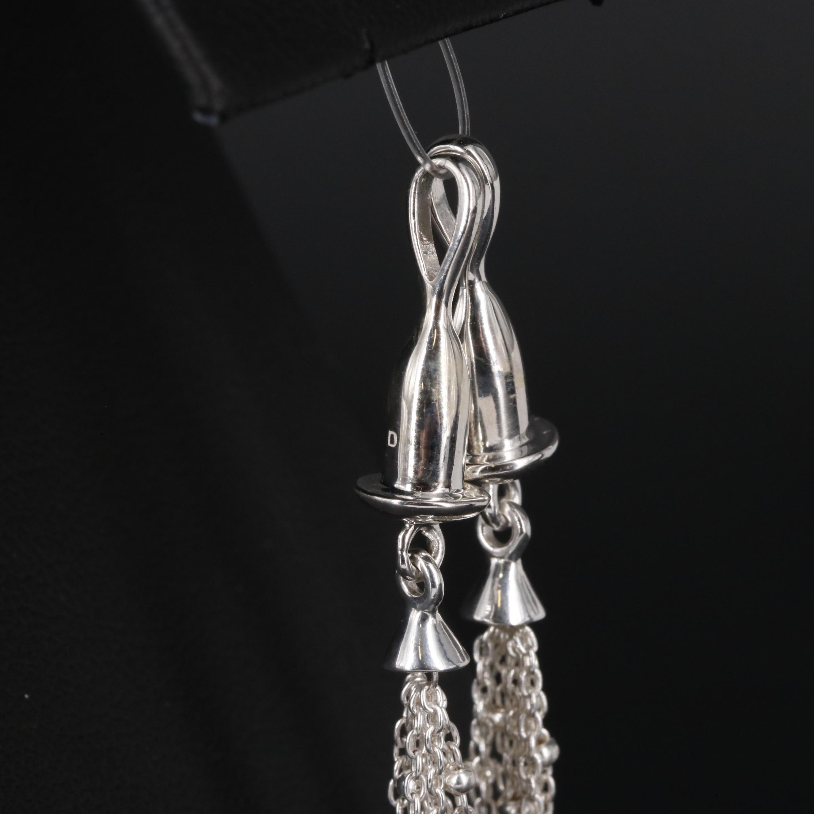Sterling Tassel Bead Drop Earring Enhancers