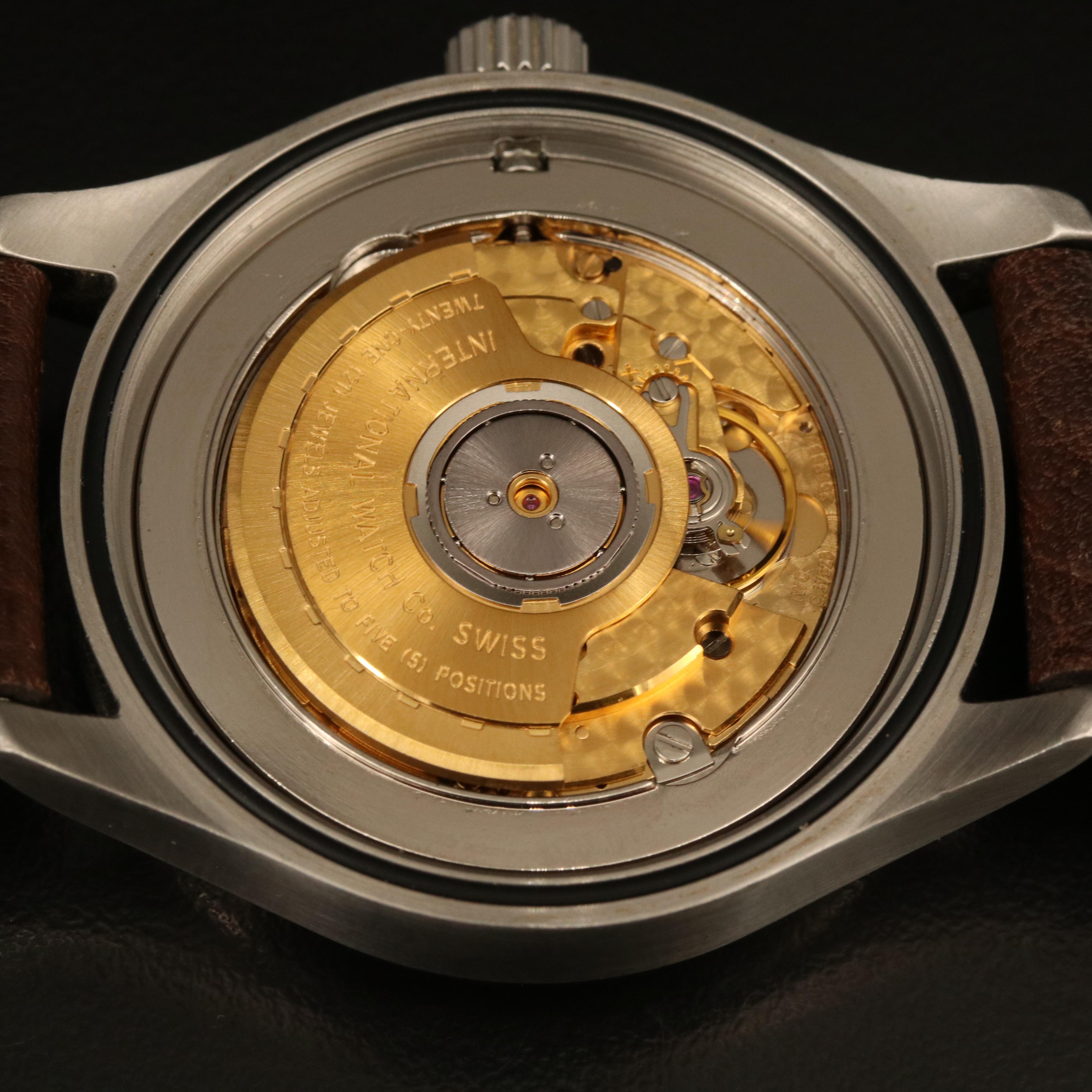 IWC Fliegeruhr Pilot Spitfire UTC Steel Automatic Watch