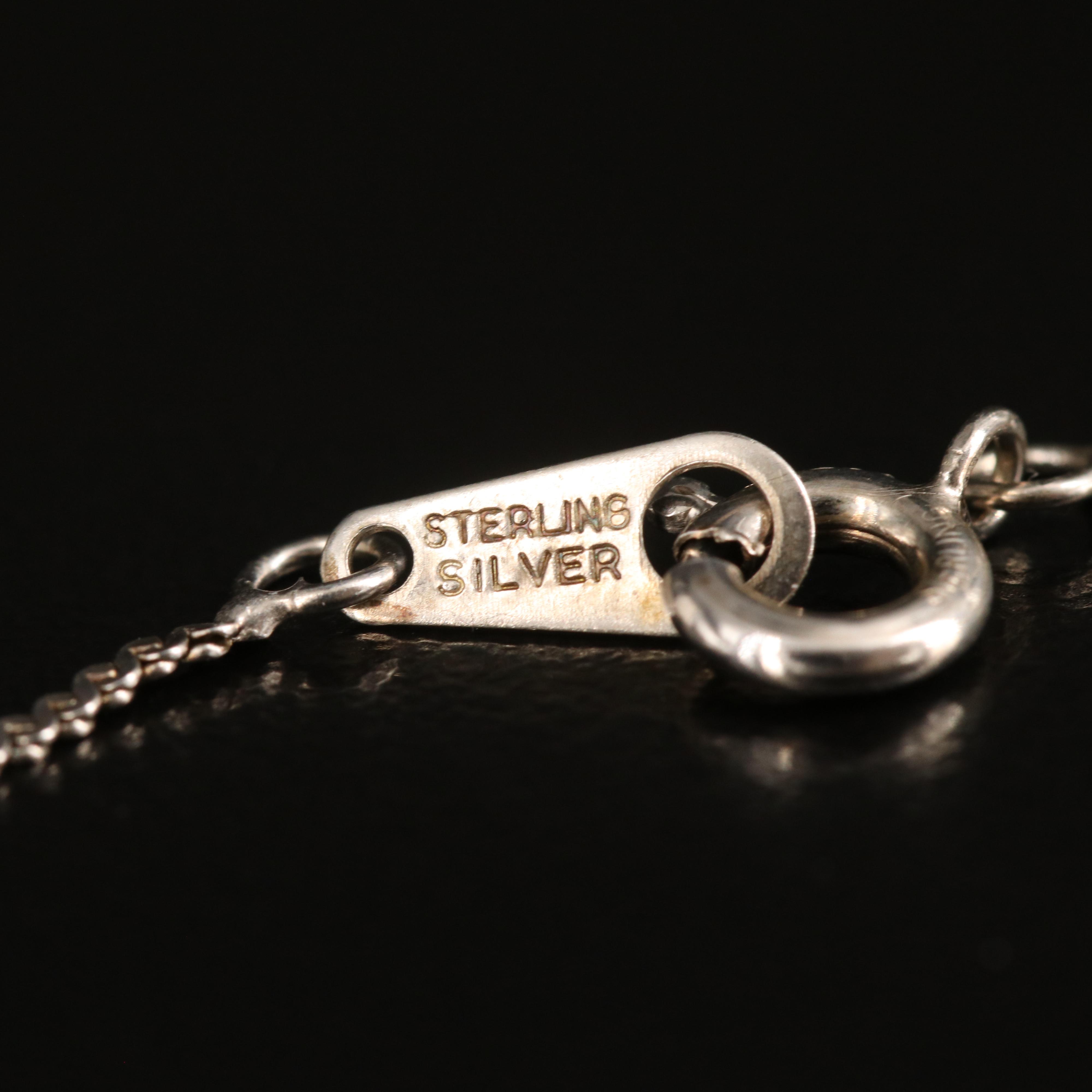 Serpentine Chain Necklace in Sterling