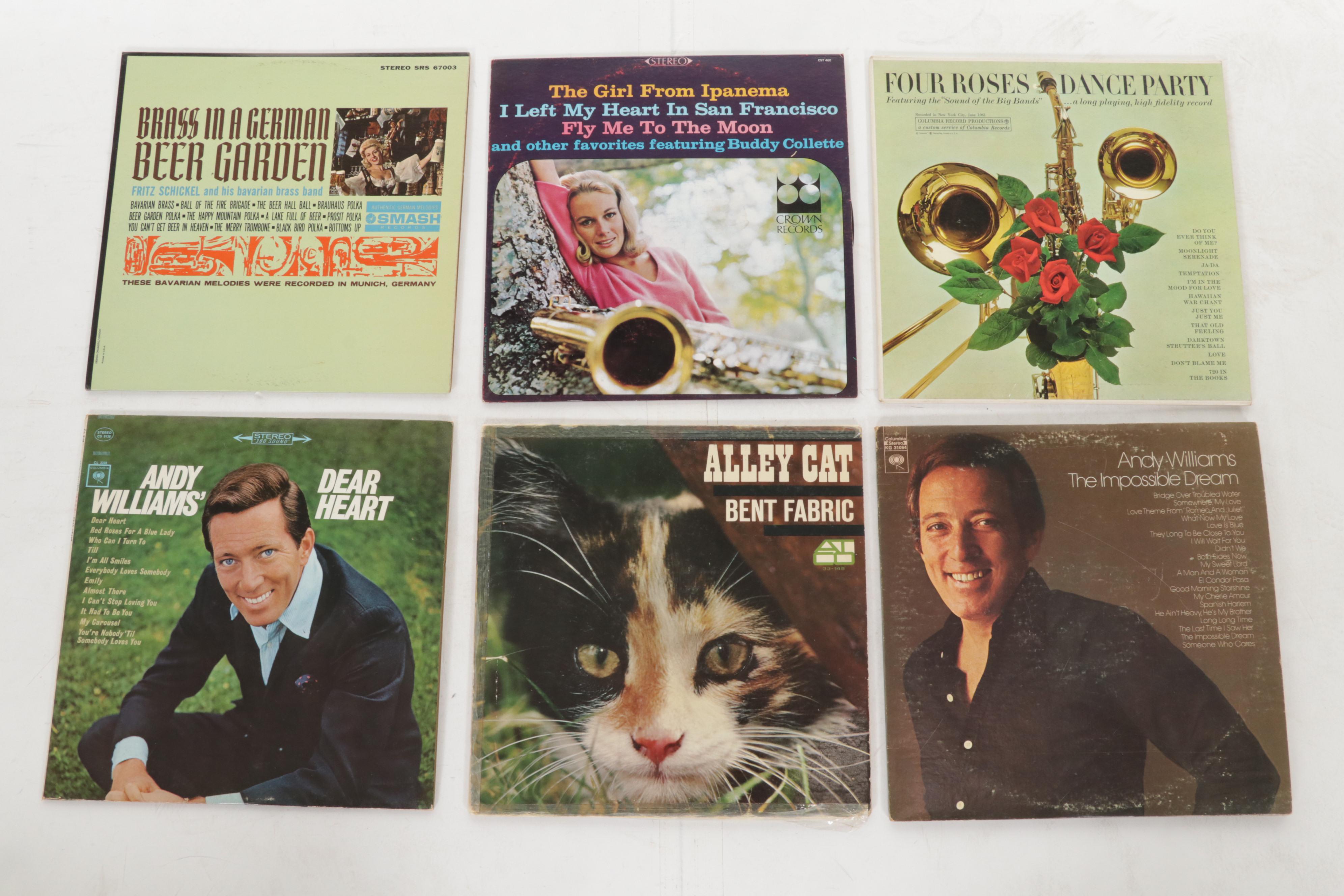 Folk, Instrumental, 50s & 60s Pop, Honky Tonk, Big Band, and More Vinyl Records