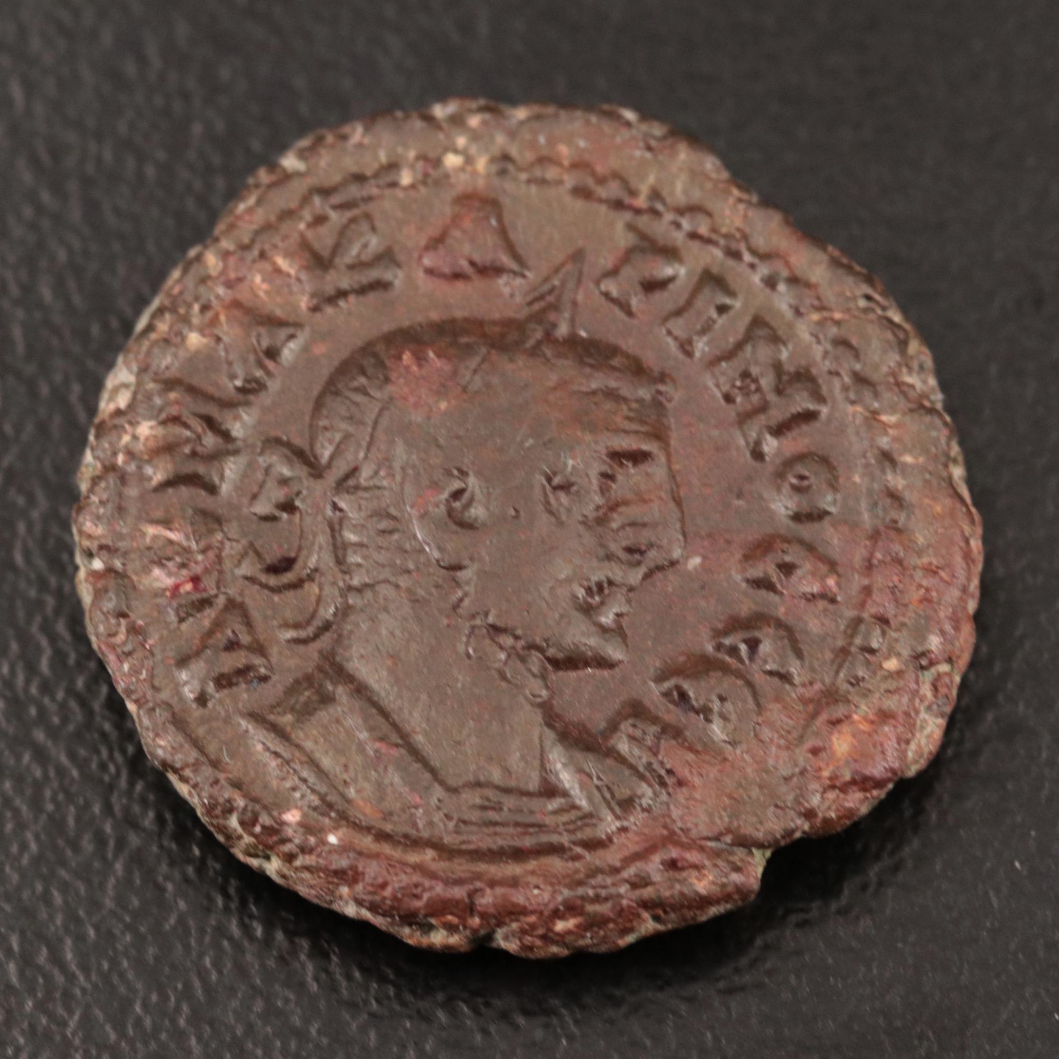 Ancient Alexandria, Egypt Potin Tetradrachm of Carinus, ca. 283 AD