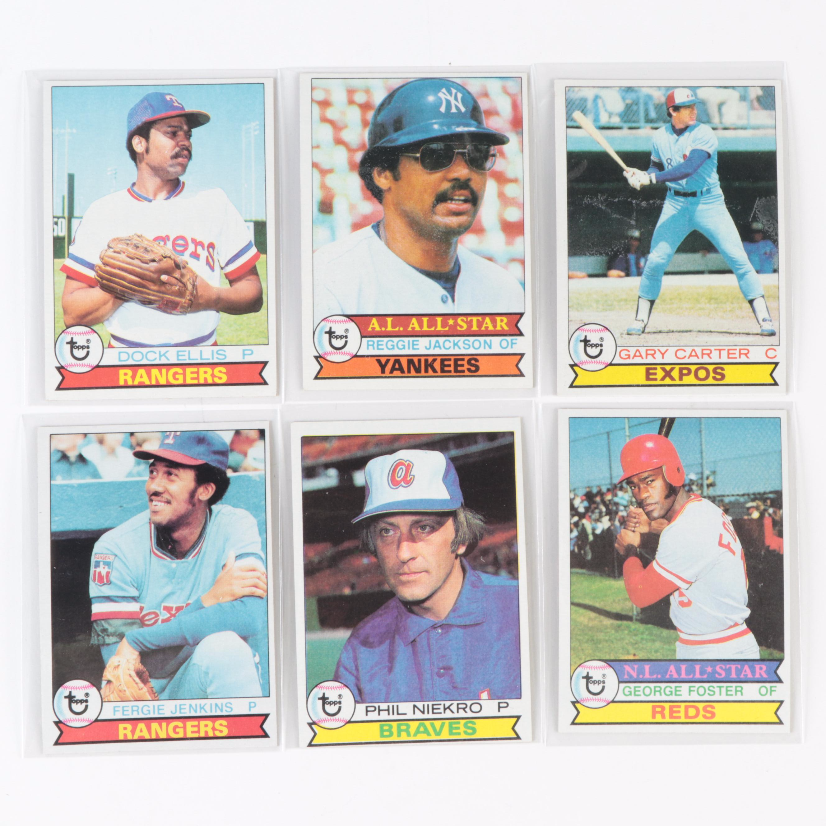 1979 Topps Baseball Cards with Rose, Schmidt, Jackson, Hernandez and More