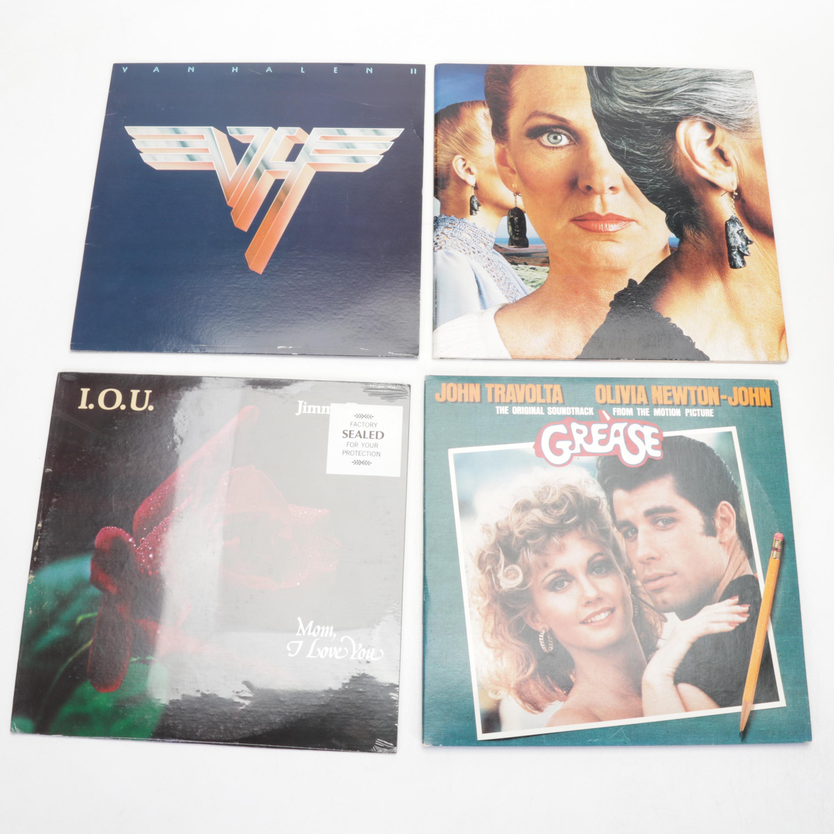 60s/70s/80s Records & Sanyo JXT 6430 Turntable and Cassette Player Music System