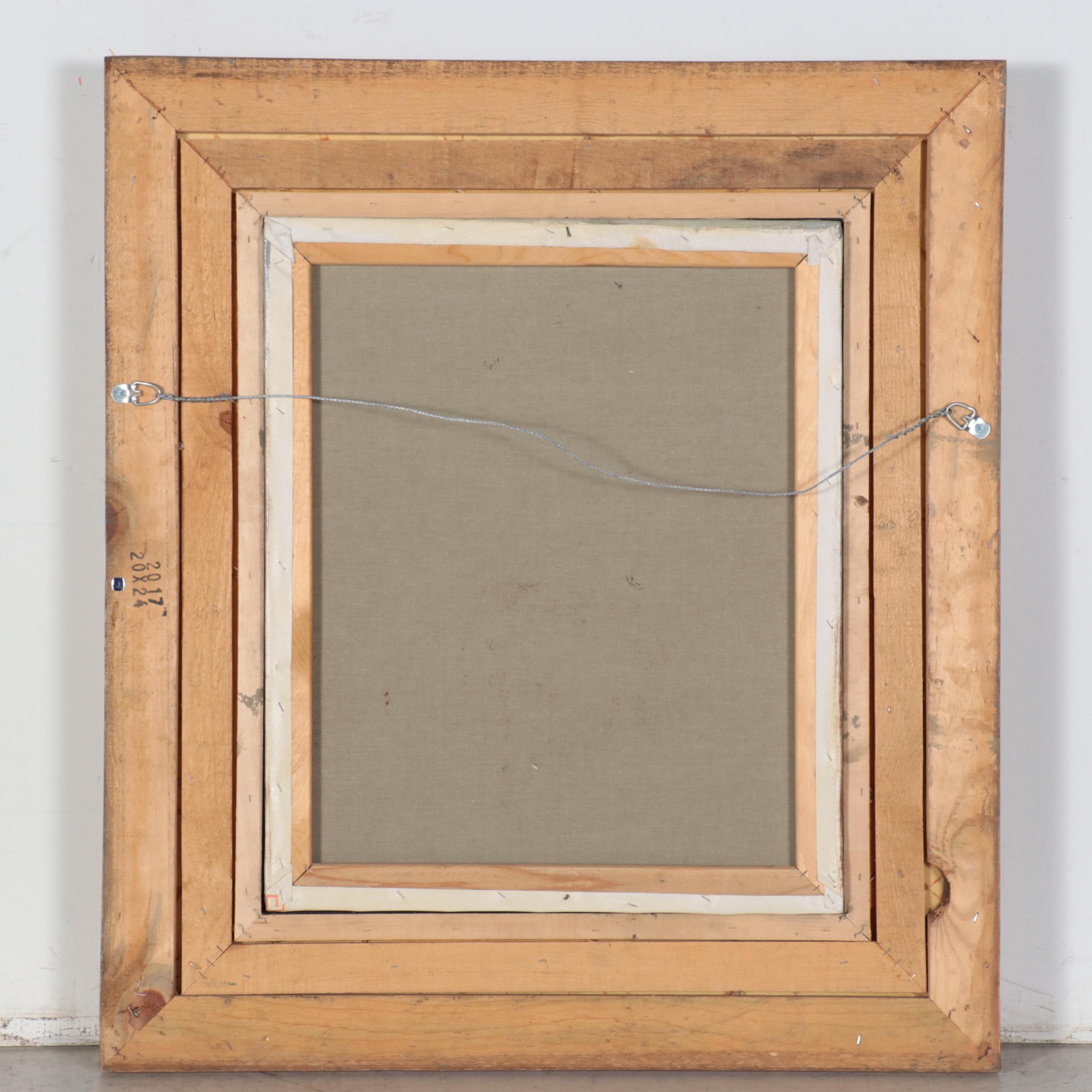 Troy Denton Portrait Oil Painting of a Native American Man