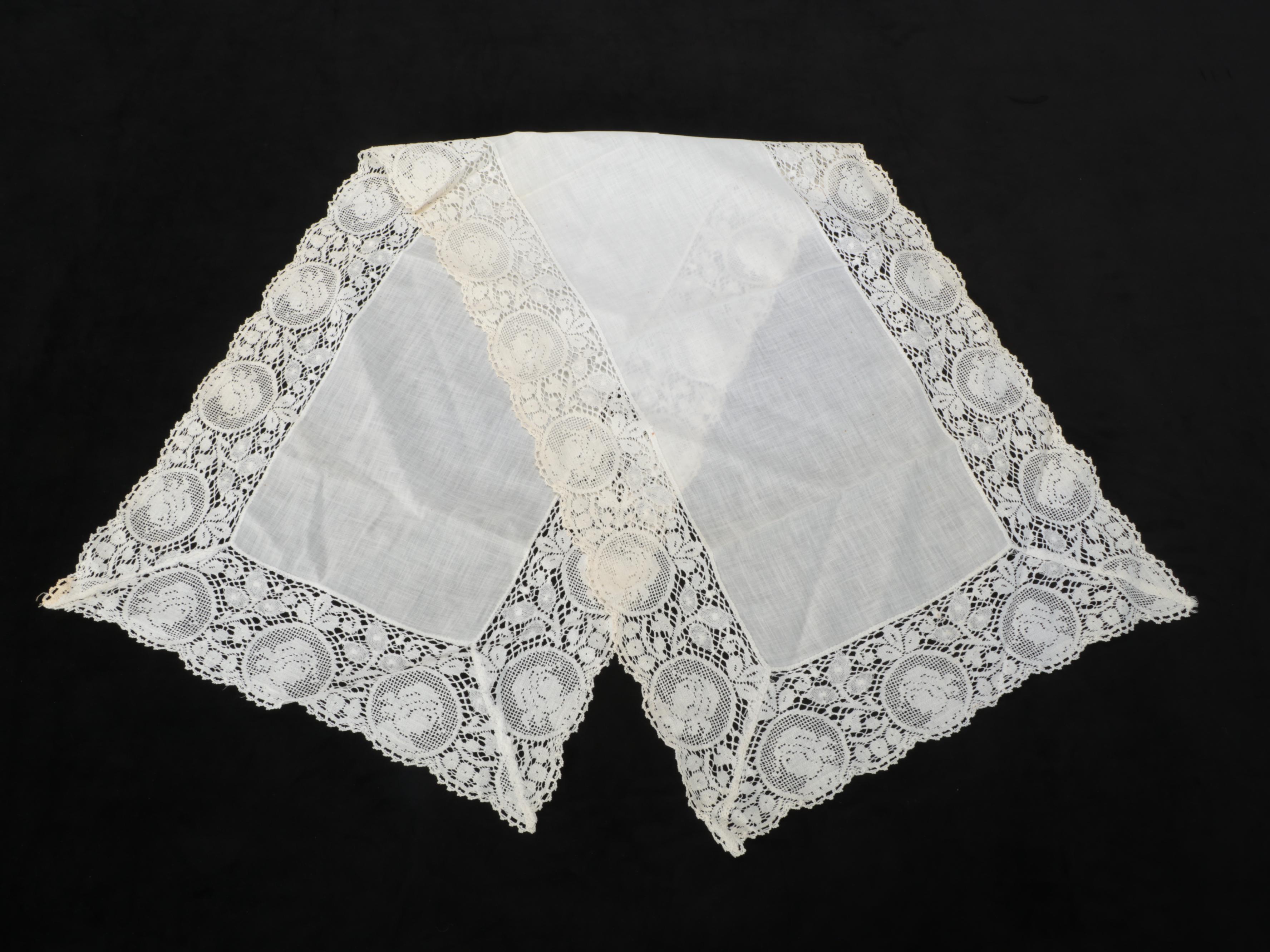 Embroidered, Appliqued and Crocheted Runners, Doilies and Other Table Linens