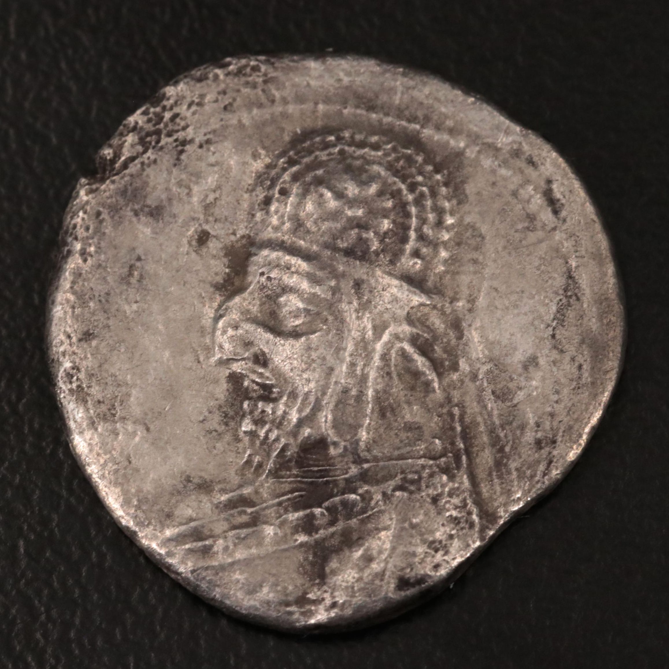 Ancient Parthian AR Drachm of Orodes I, ca. 90 BC