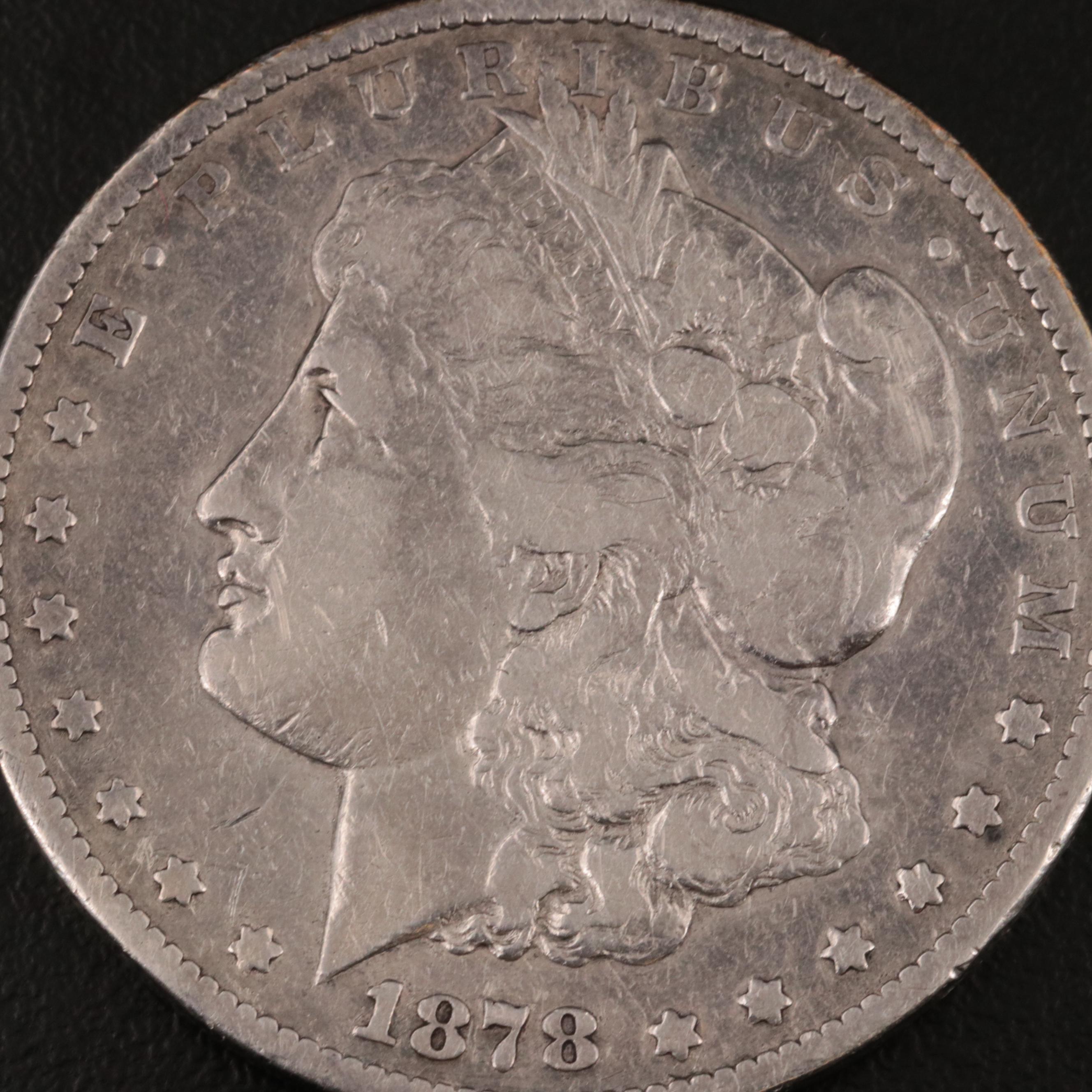1878-CC Morgan Silver Dollar