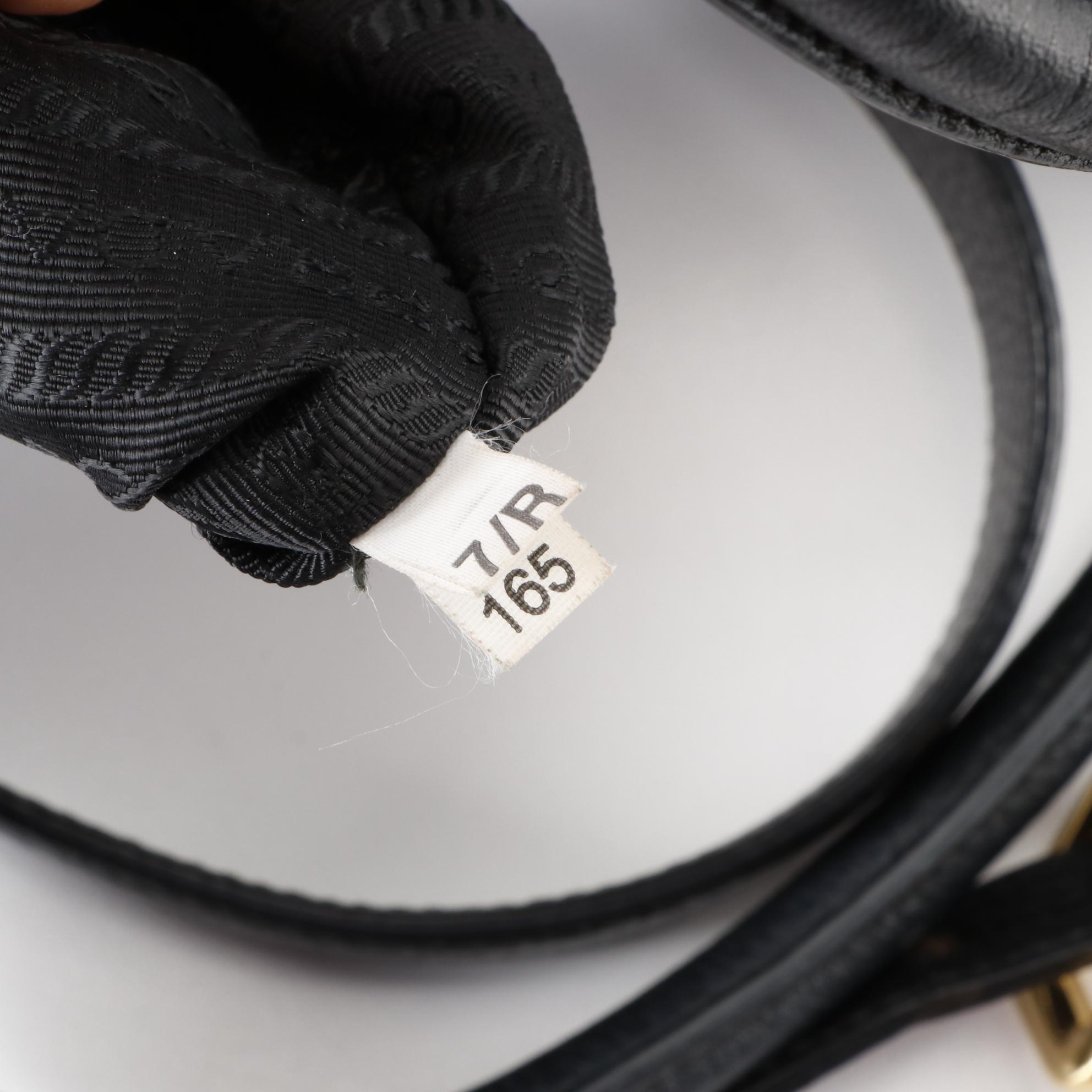 Prada Sacca 2 Manici Tote in Nylon and Leather