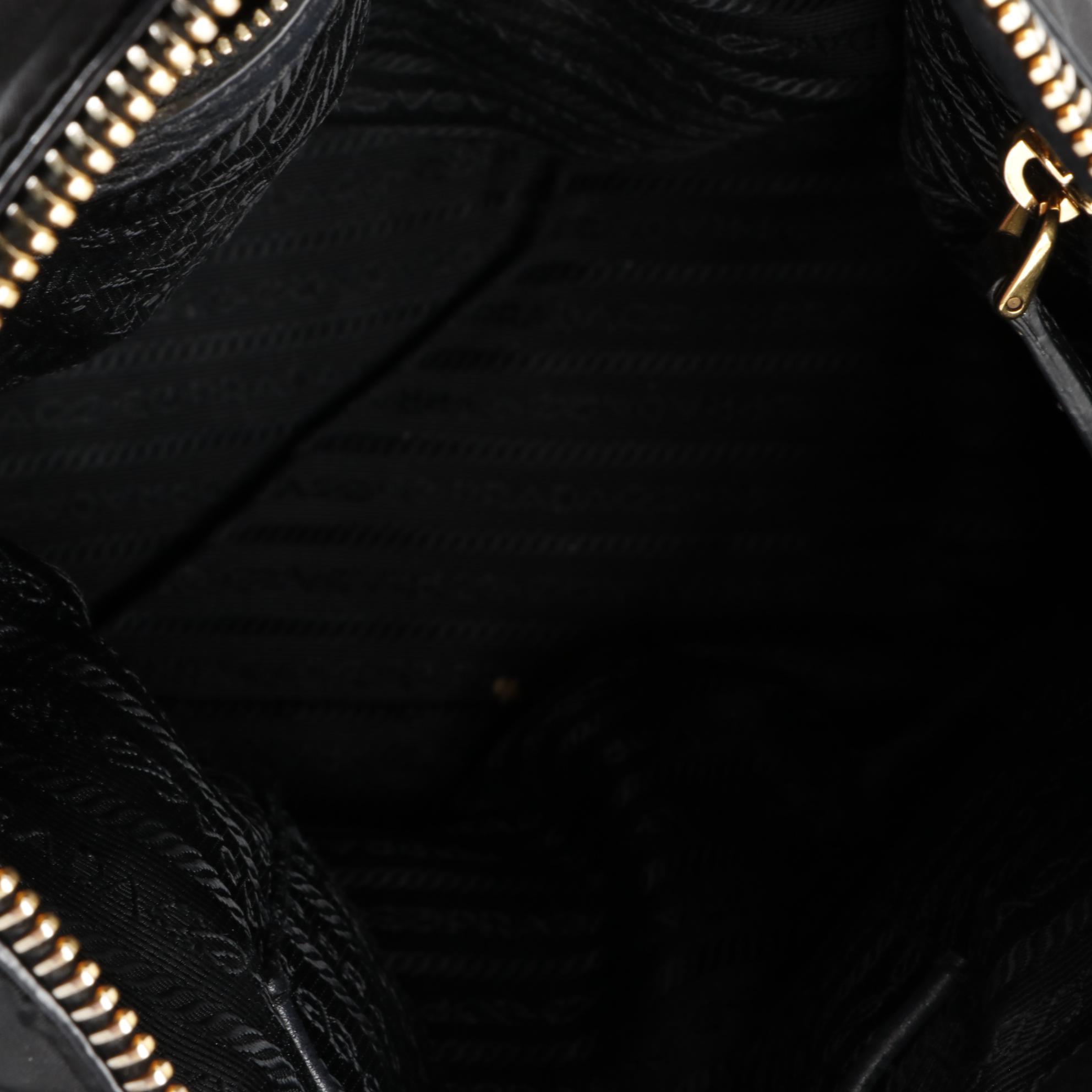 Prada Sacca 2 Manici Tote in Nylon and Leather