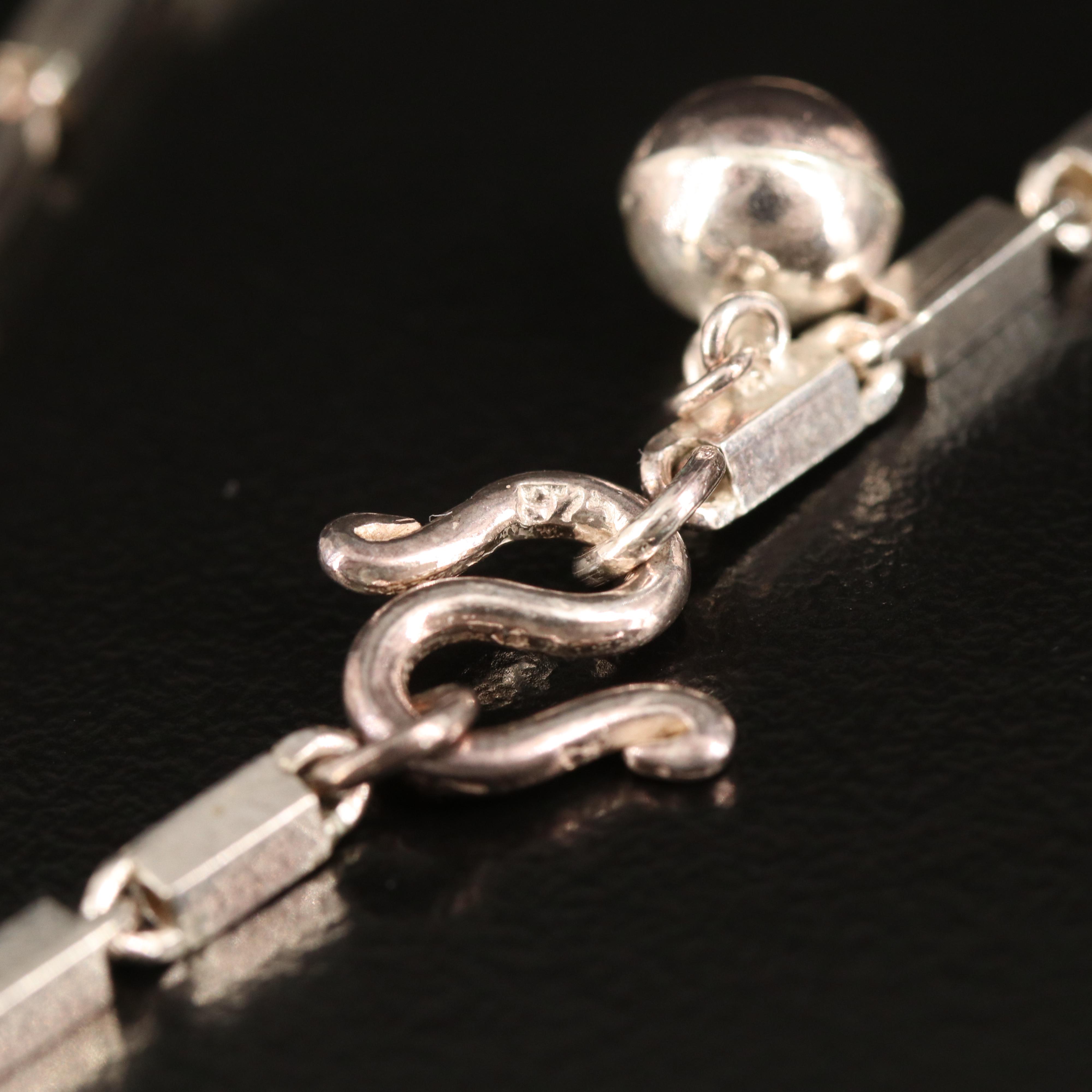 Fancy Link Bracelet in Sterling