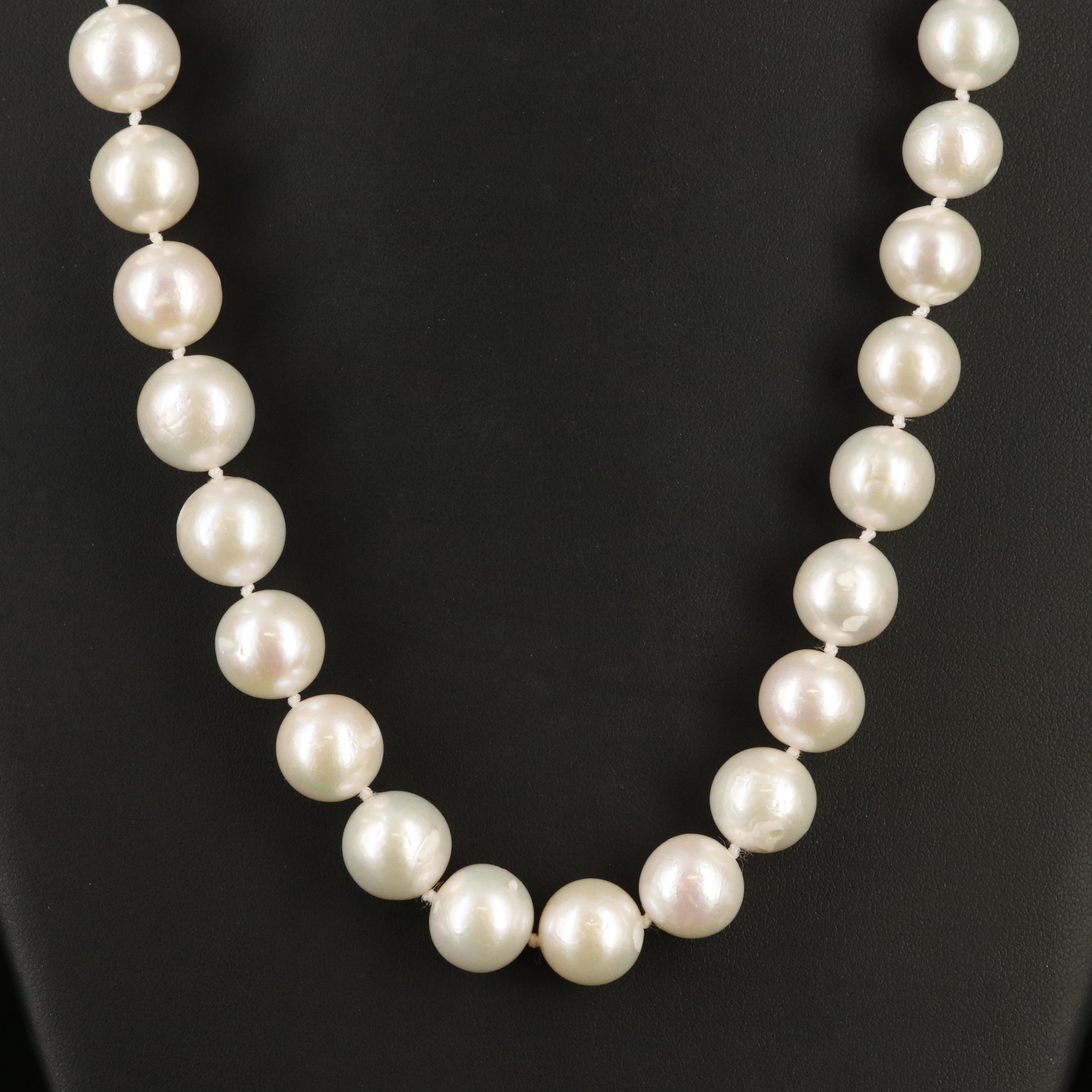 10.00 - 13.80 mm Graduated Pearl Necklace