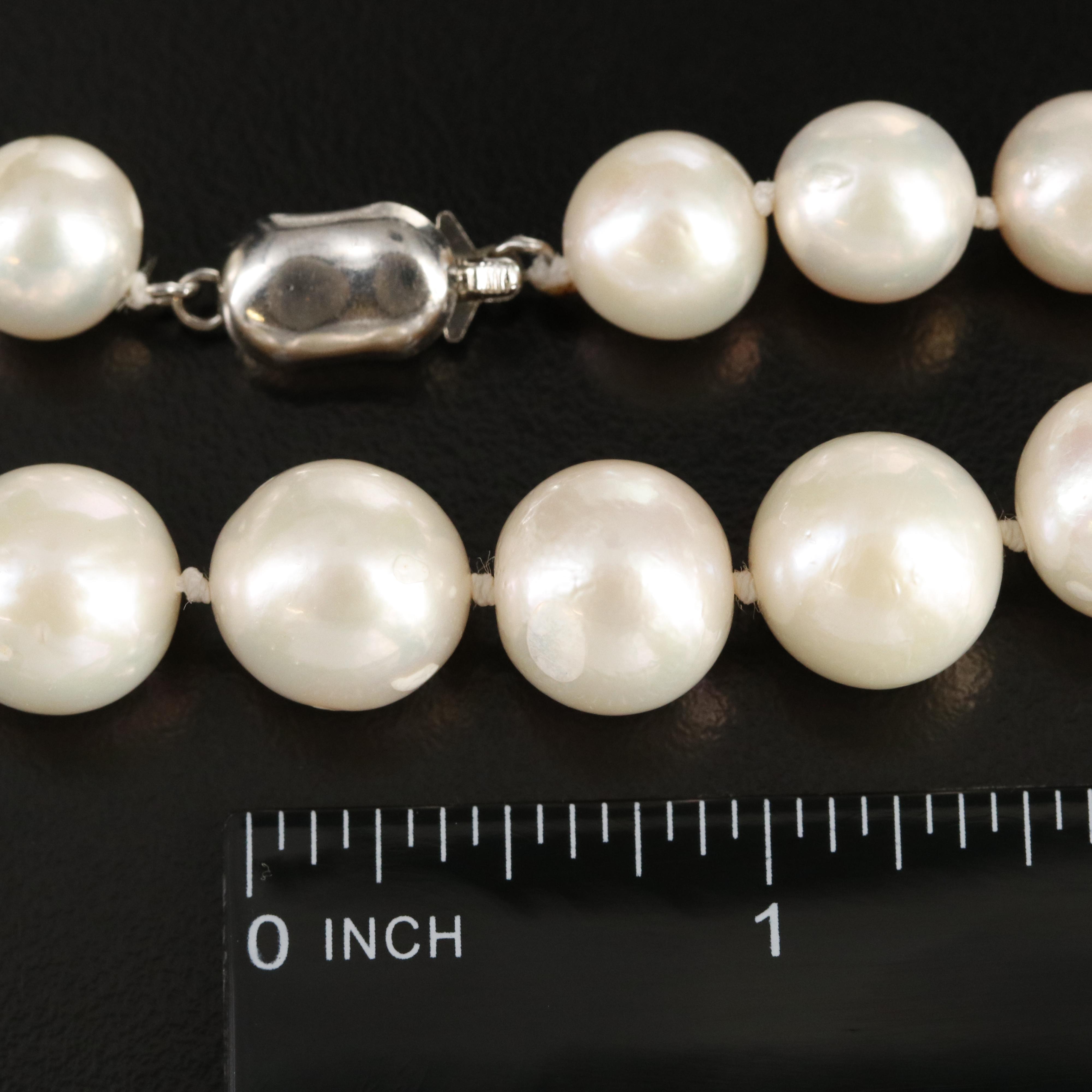 10.00 - 13.80 mm Graduated Pearl Necklace