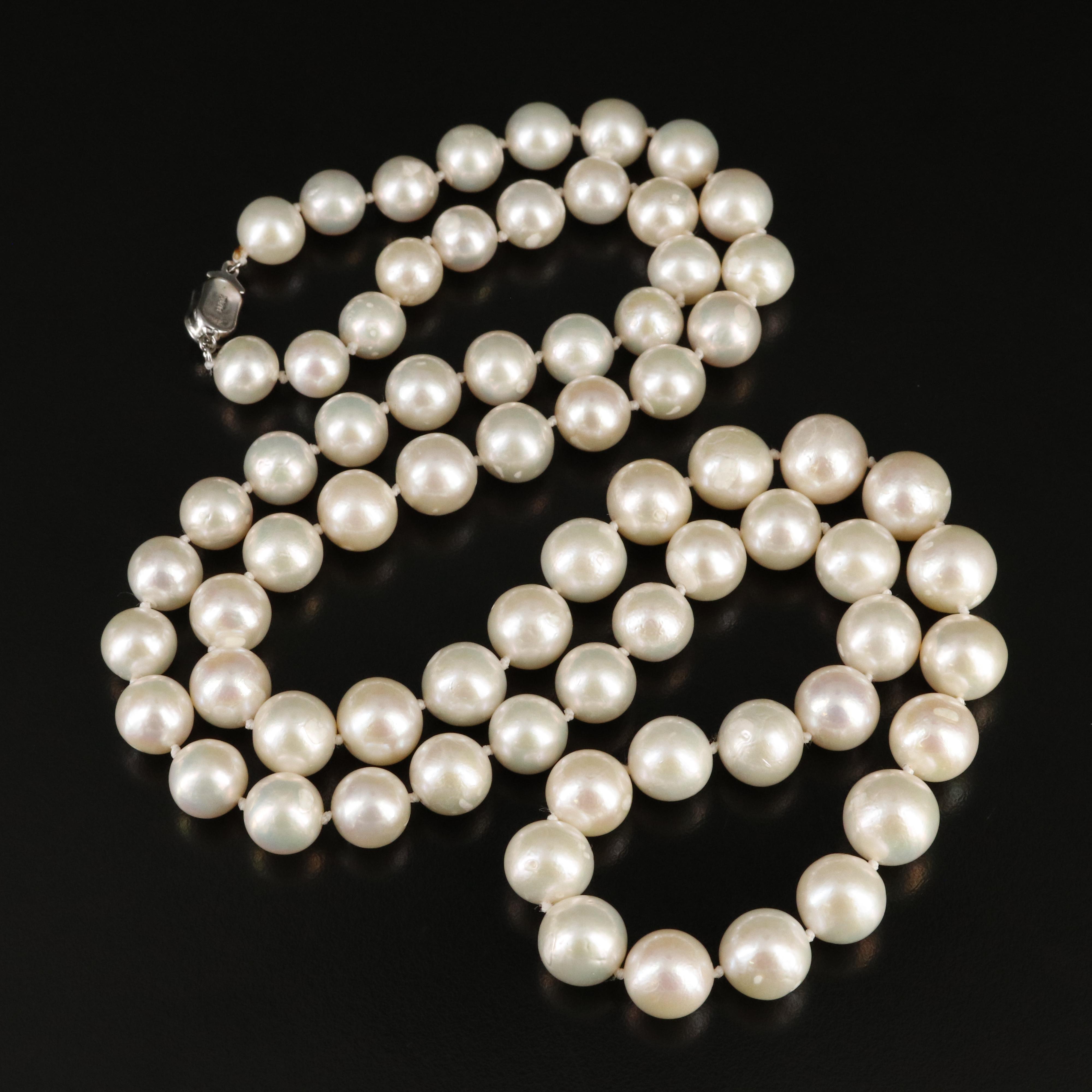10.00 - 13.80 mm Graduated Pearl Necklace