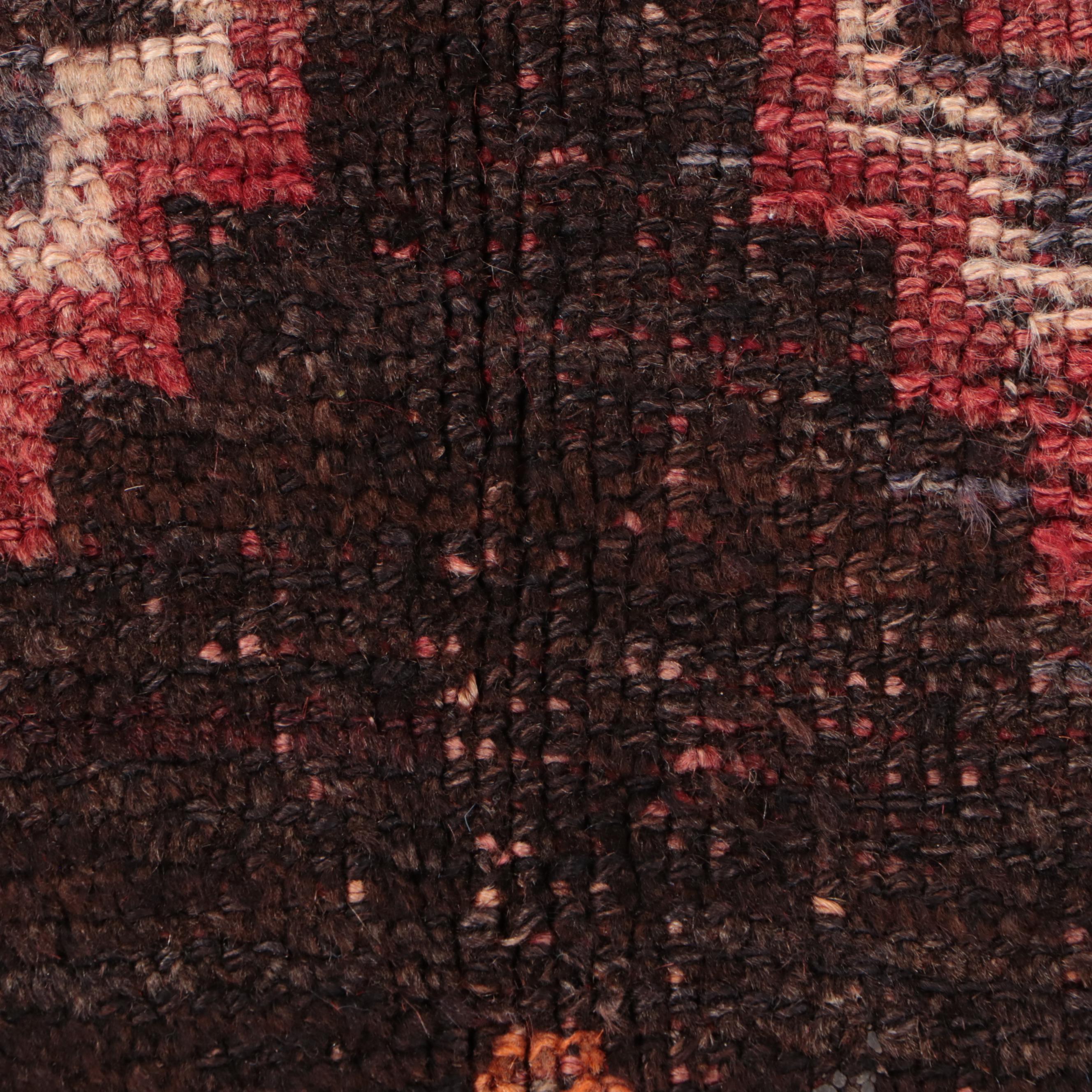 4'4 x 7'8 Hand-Knotted Persian Kurdish Area Rug