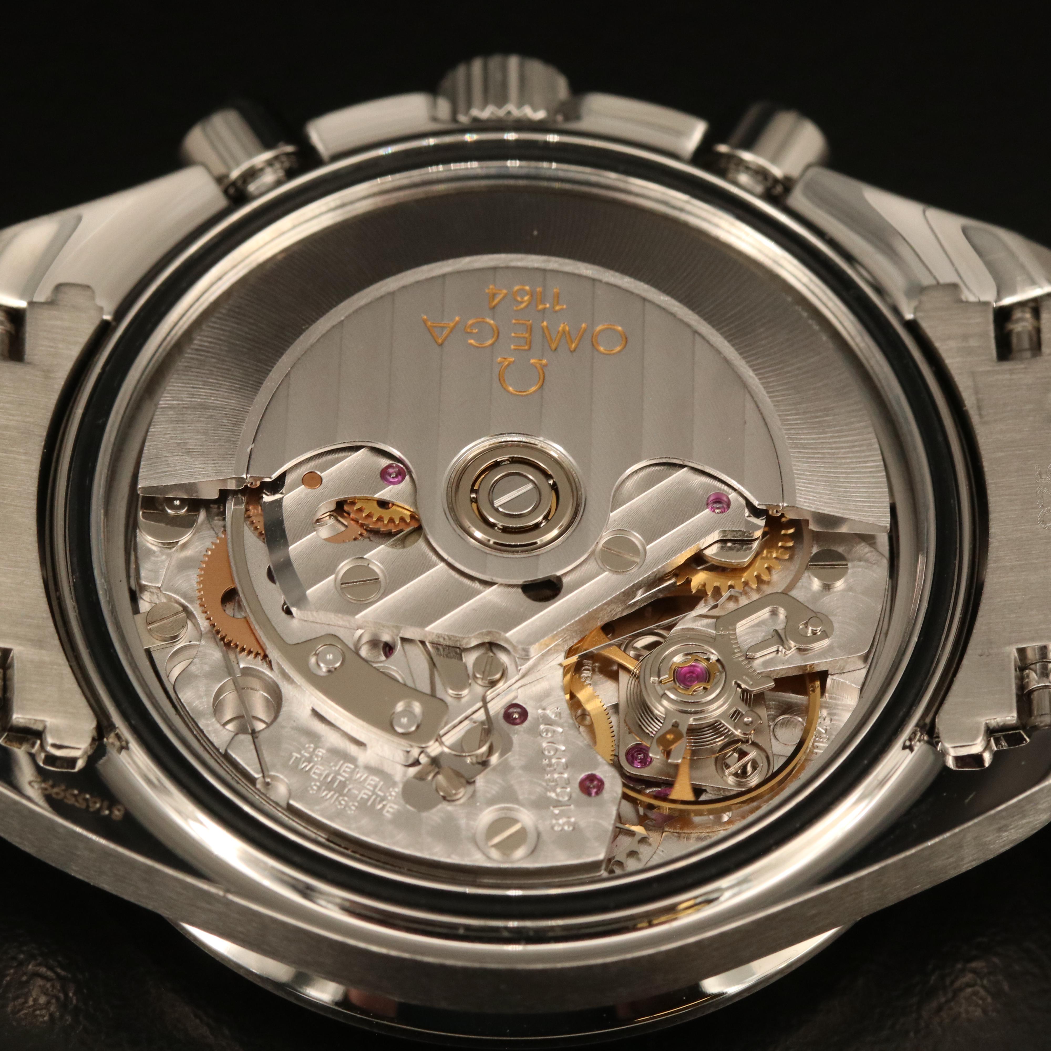 Omega Speedmaster Chronograph Date 40 Black "Panda" Steel Watch