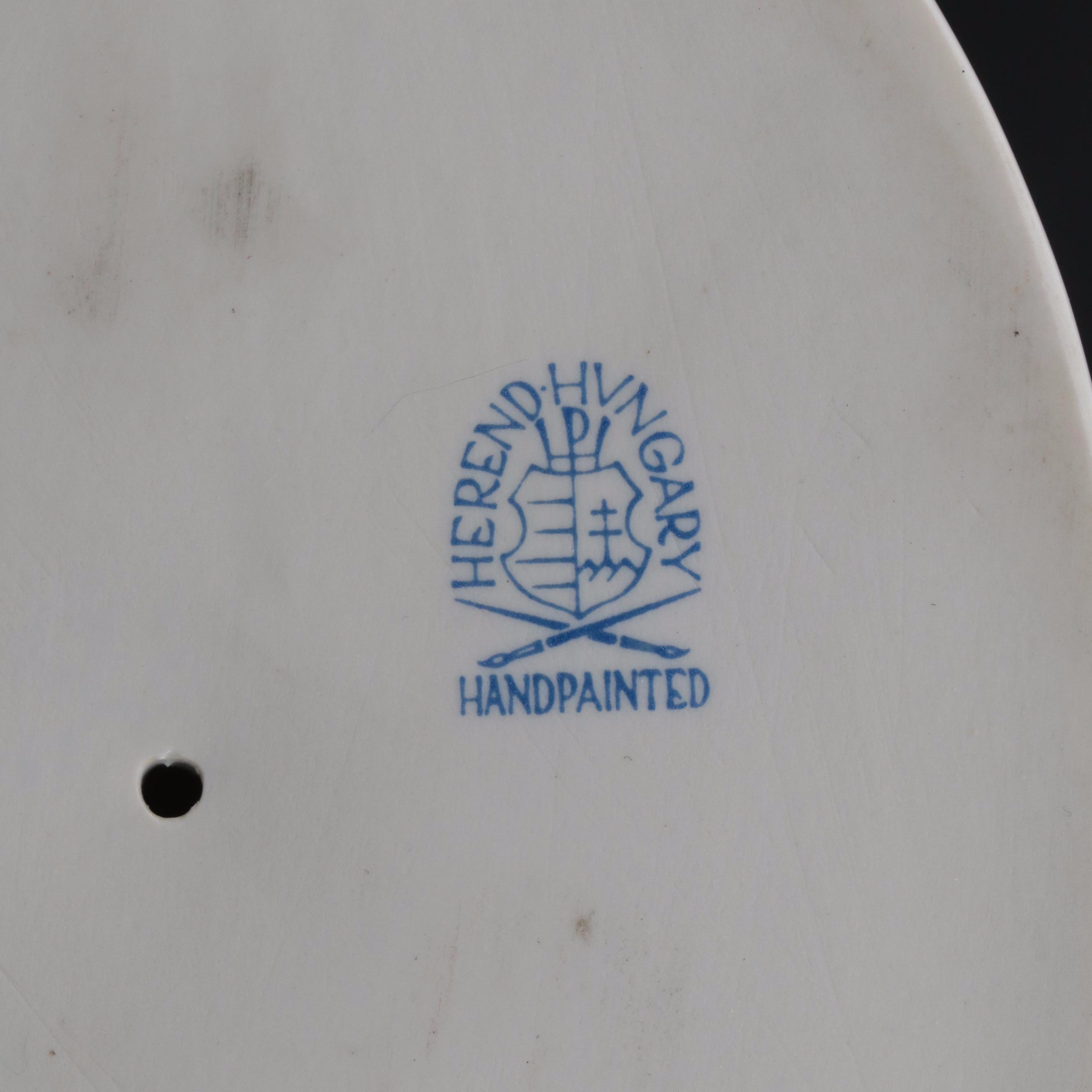 Herend "Nude Woman with Mirror" Porcelain Figurine