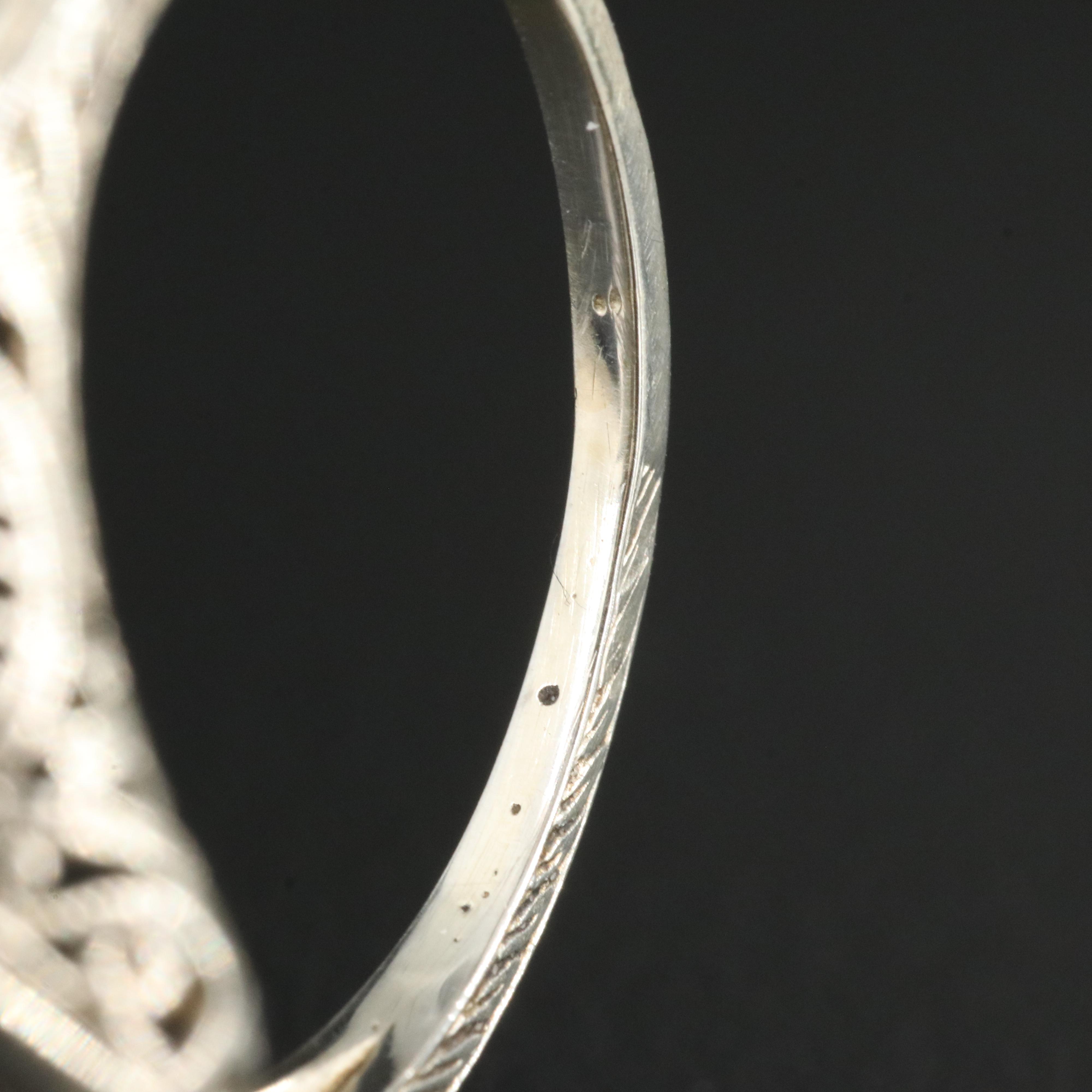 Art Deco 18K Ring Mount