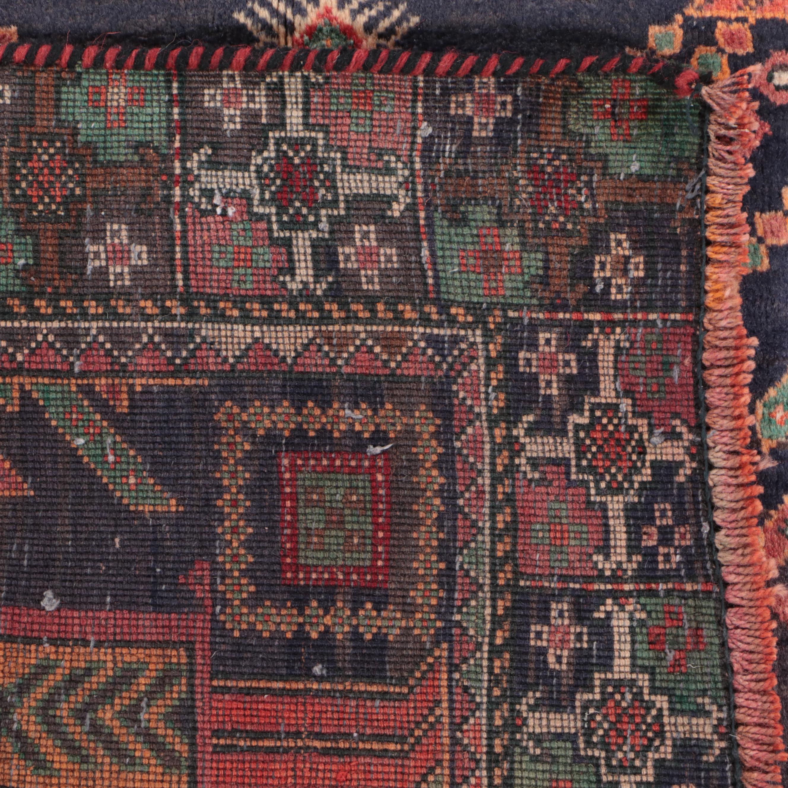 3'6 x 8'4 Hand-Knotted Persian Village Long Rug