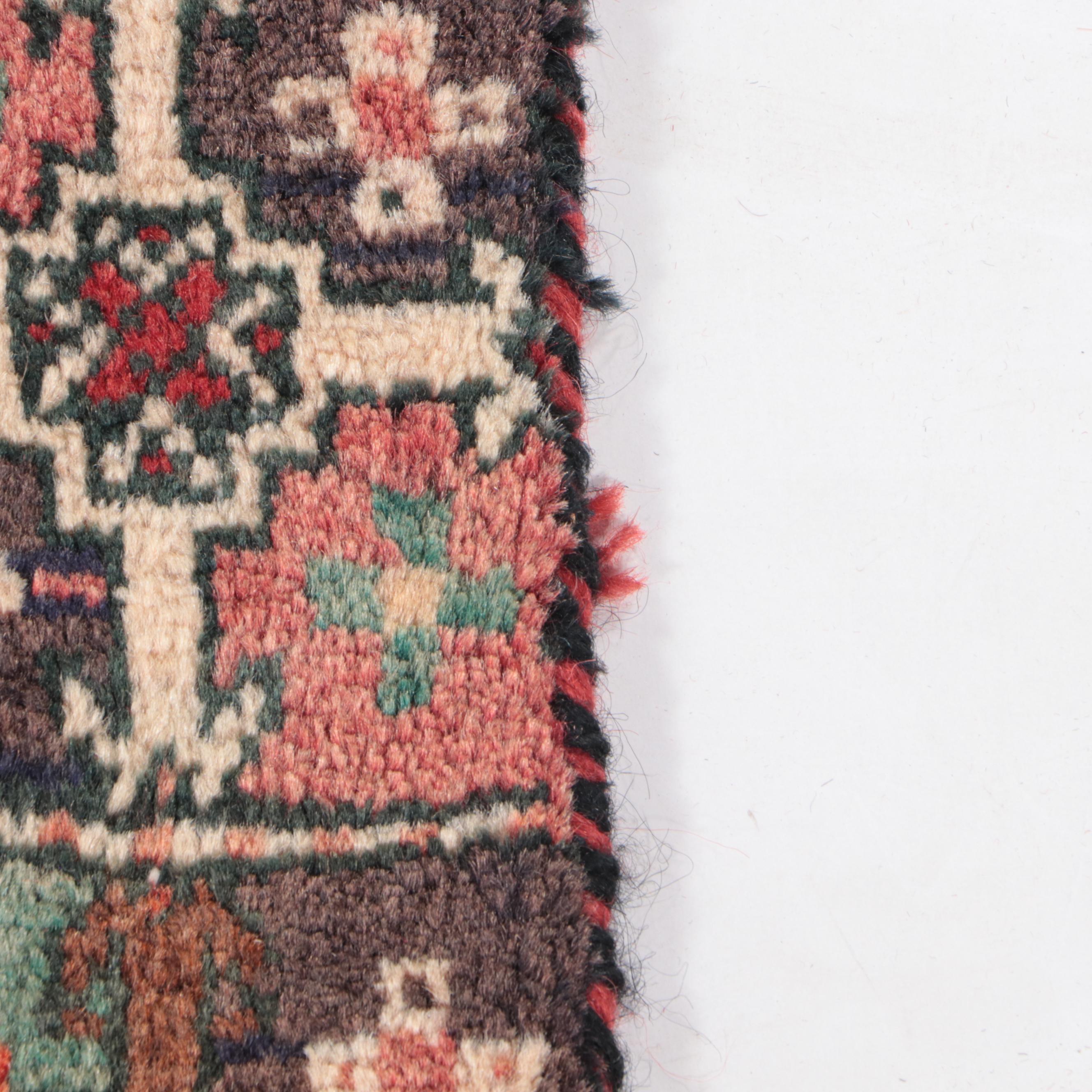 3'6 x 8'4 Hand-Knotted Persian Village Long Rug