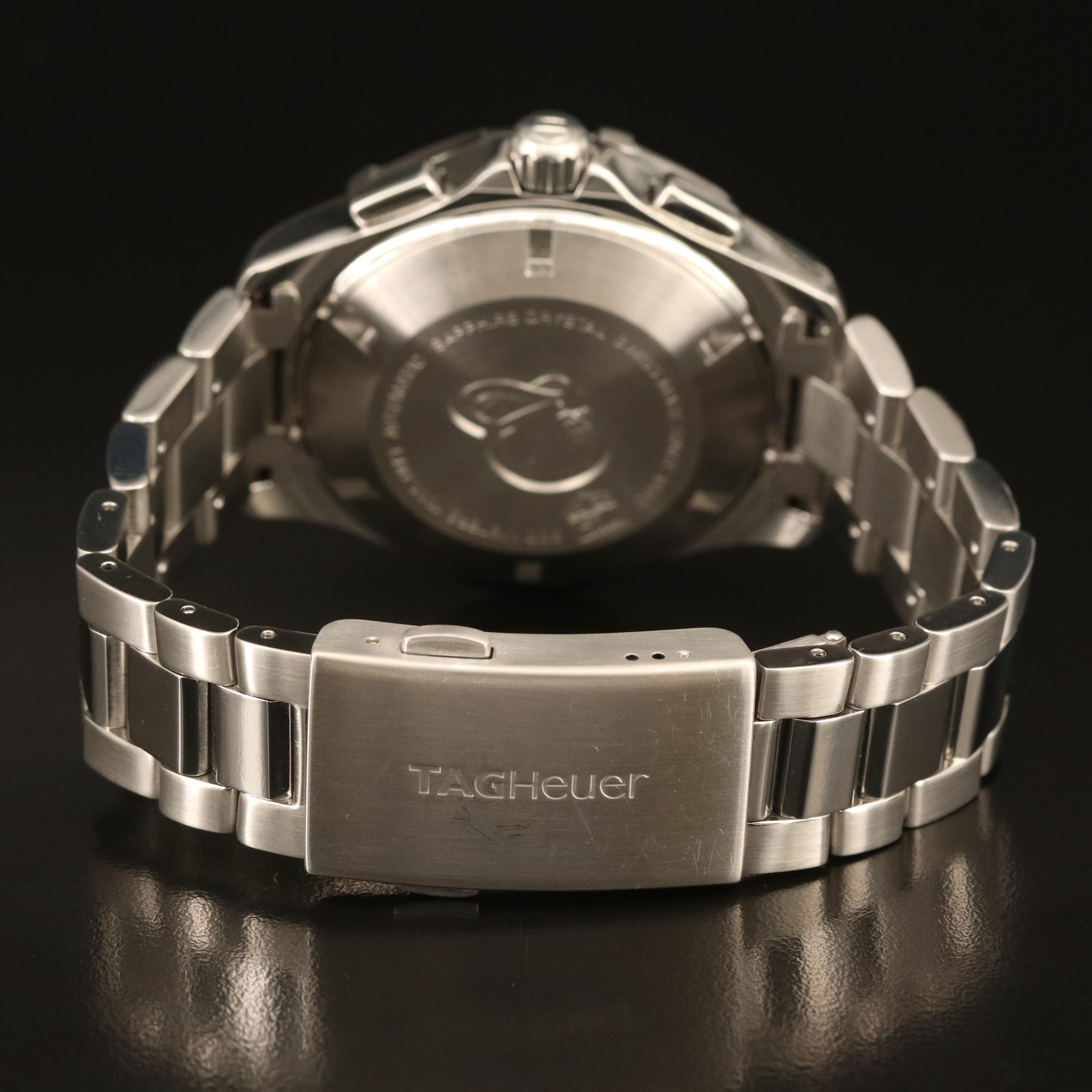 TAG Heuer Aquaracer 300M Factory Diamond Bezel Automatic Watch