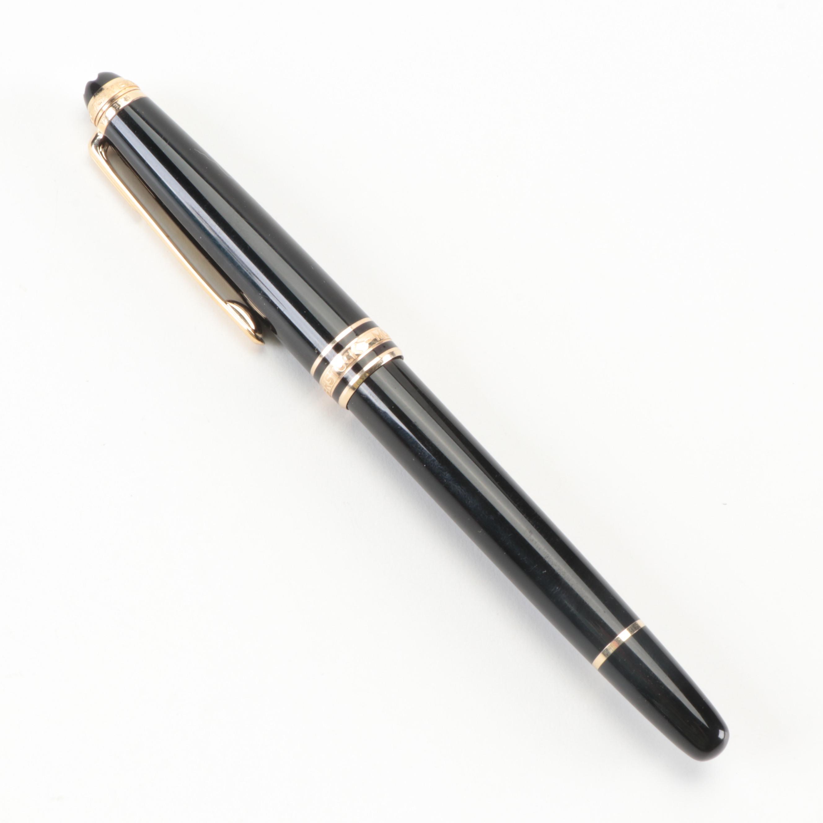 Montblanc Meisterstück Rollerball Pen with Diamond Accent