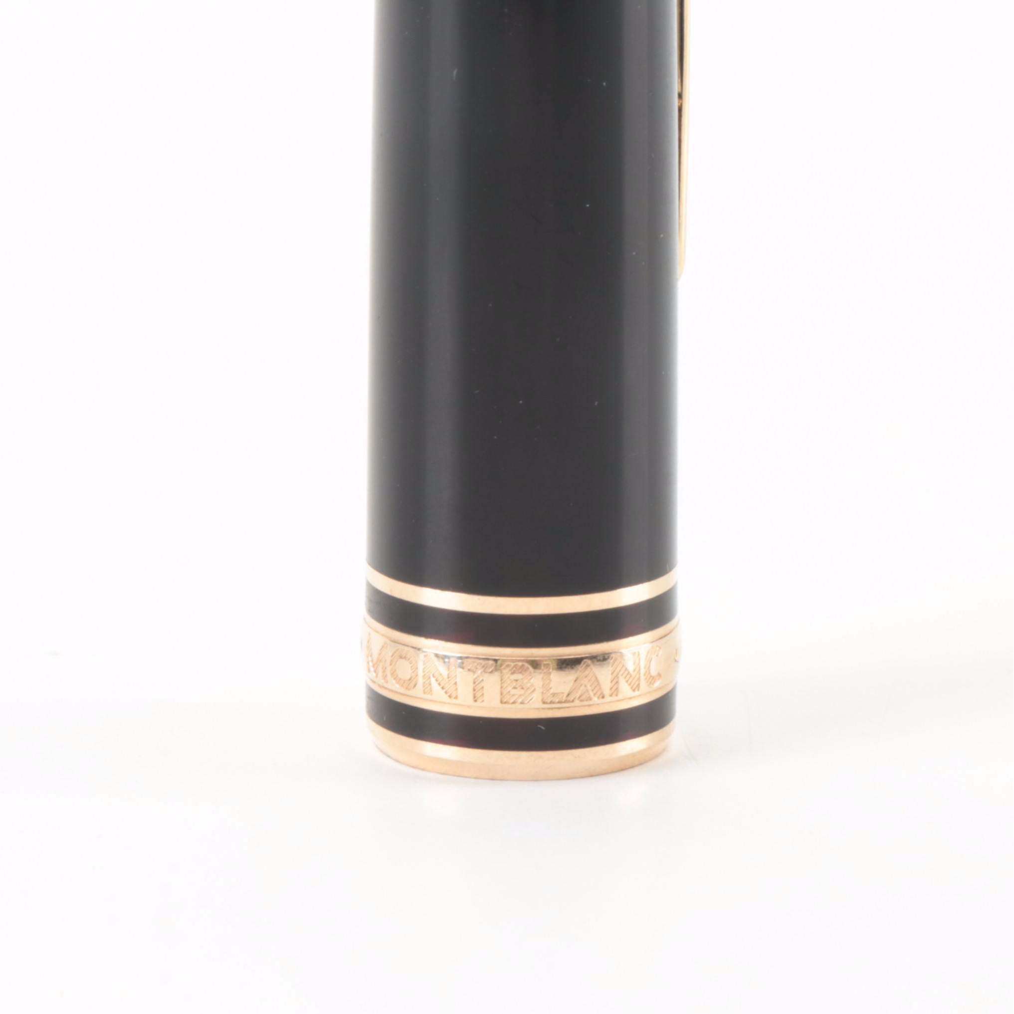 Montblanc Meisterstück Rollerball Pen with Diamond Accent