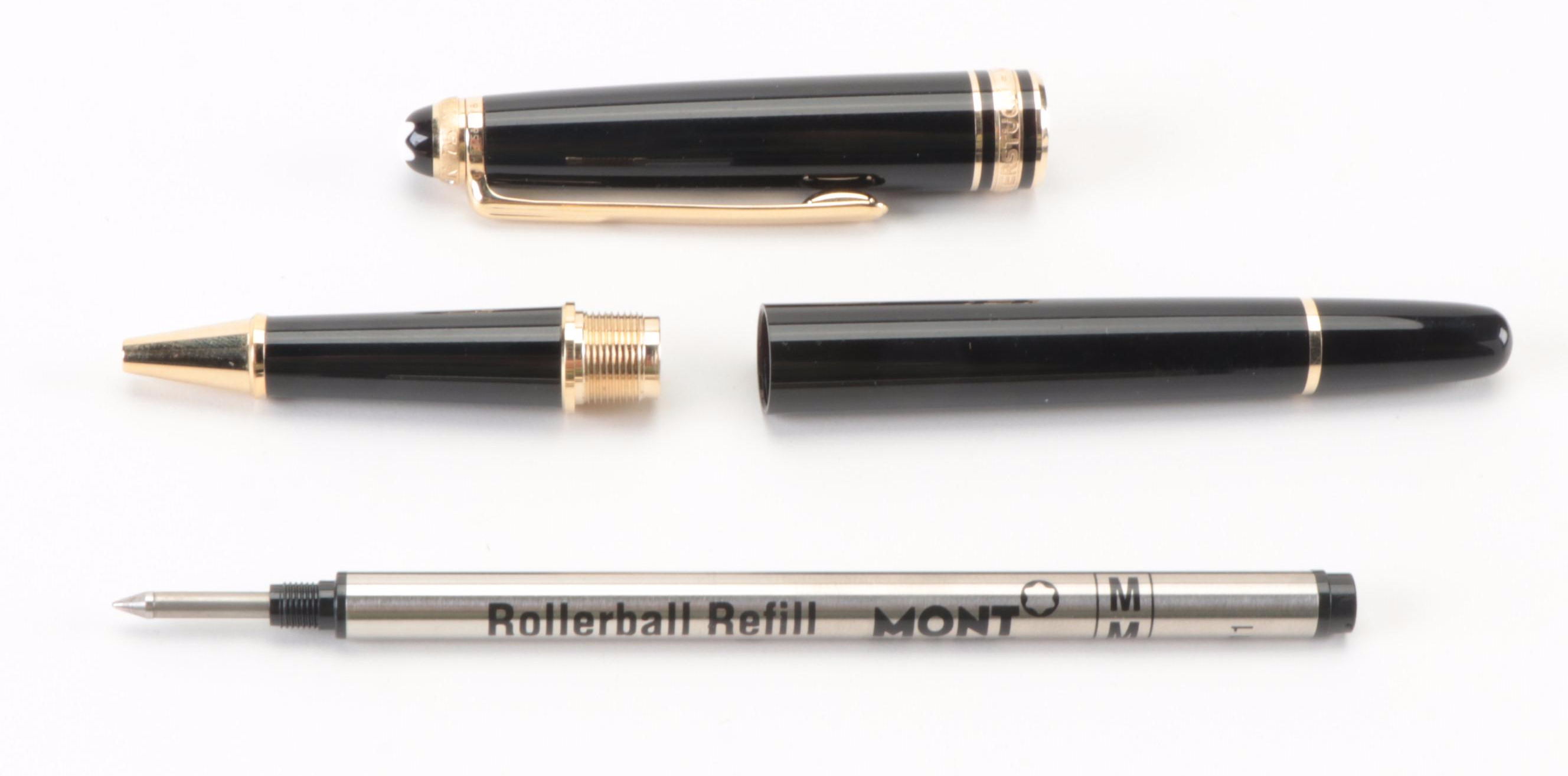 Montblanc Meisterstück Rollerball Pen with Diamond Accent