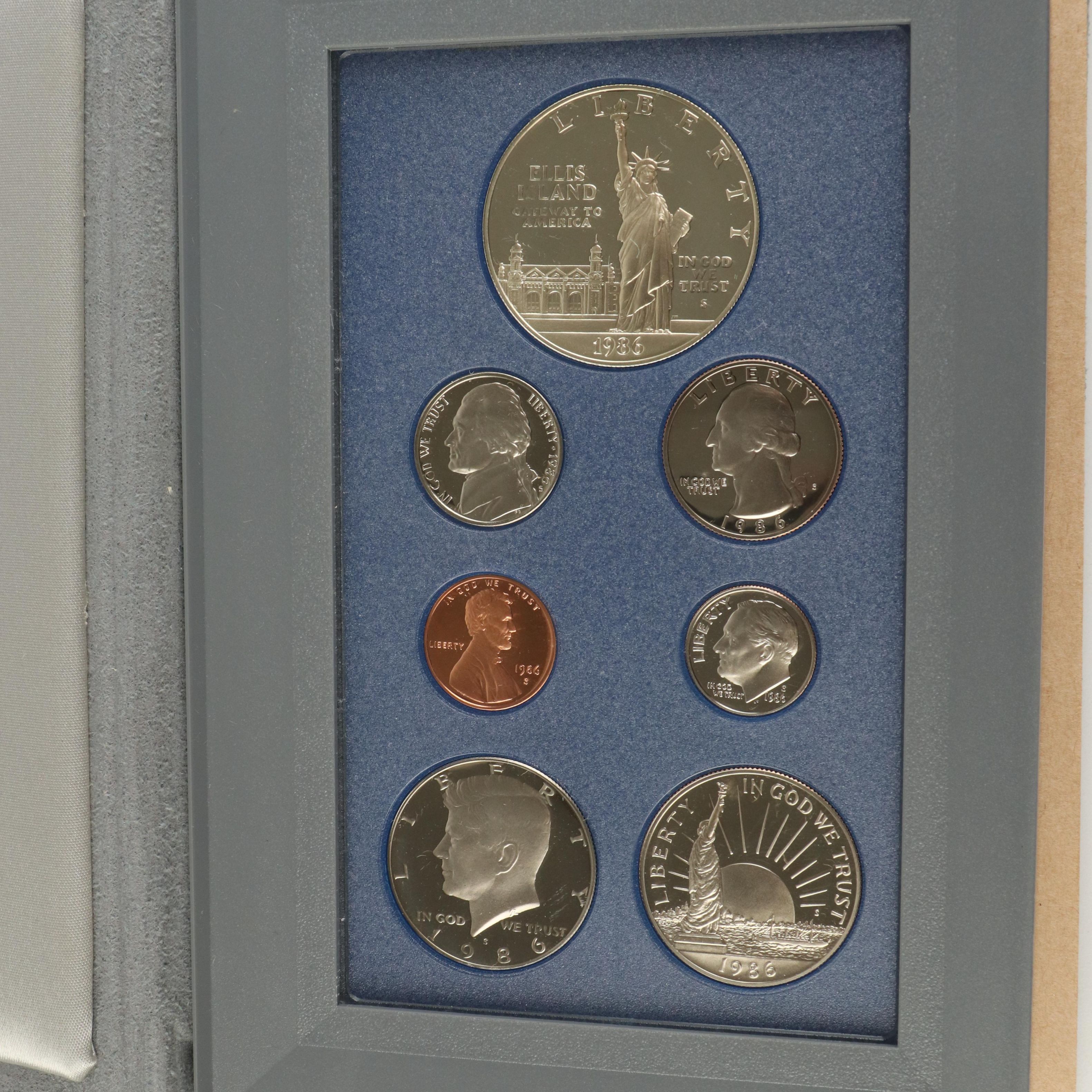 Three United States Mint Prestige Sets Including 1987