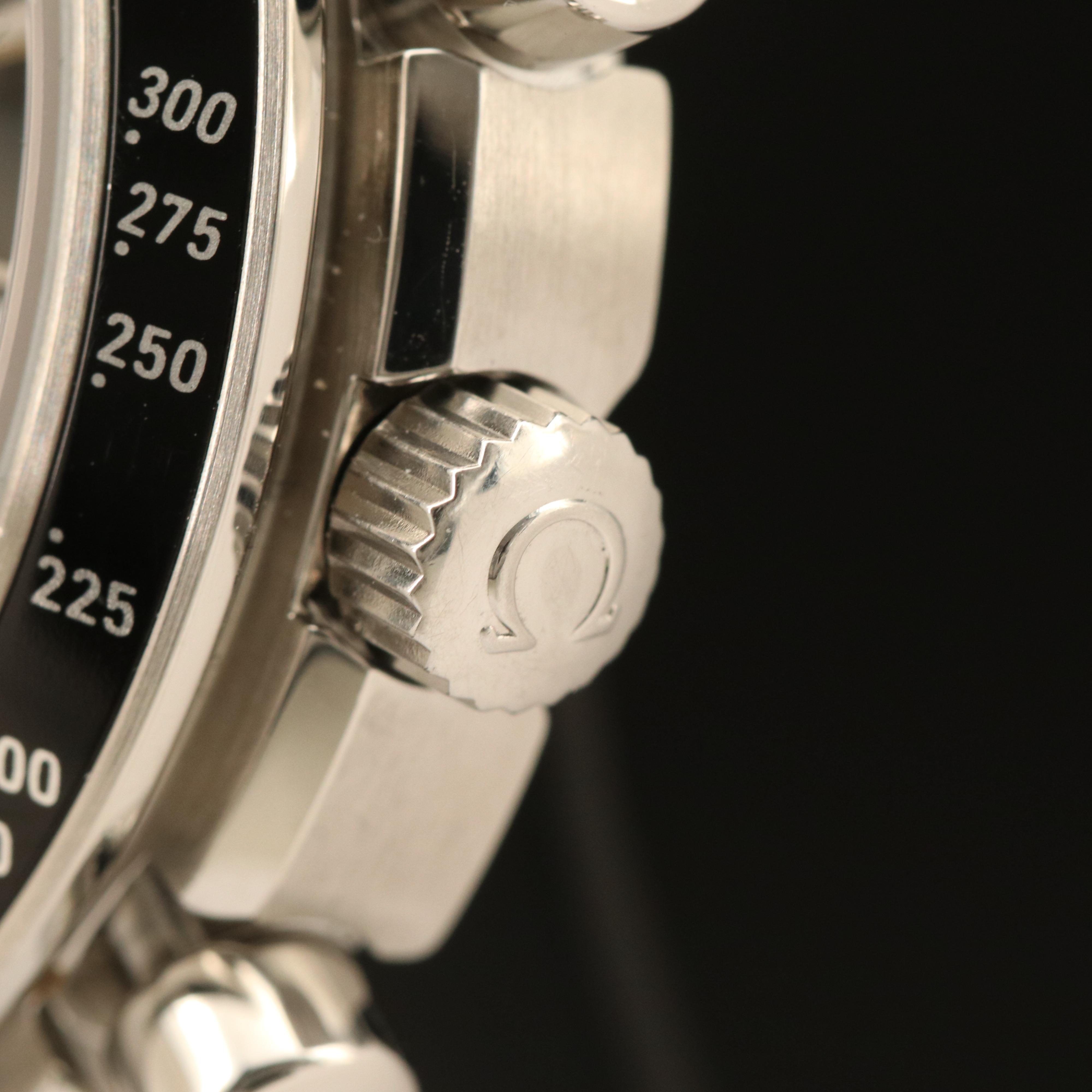 Omega Speedmaster Chronograph Date 40 Black "Panda" Steel Watch