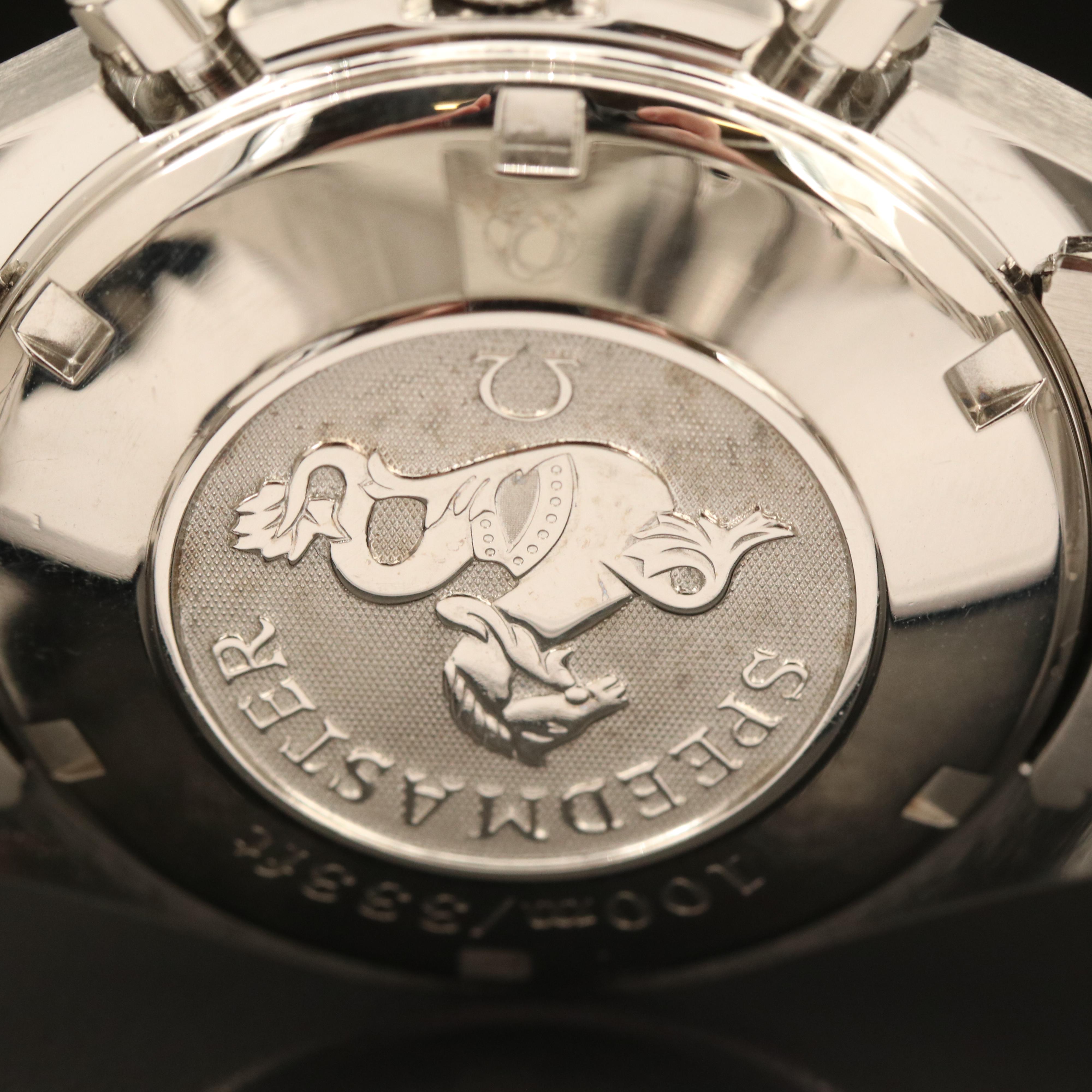 Omega Speedmaster Chronograph Date 40 Black "Panda" Steel Watch