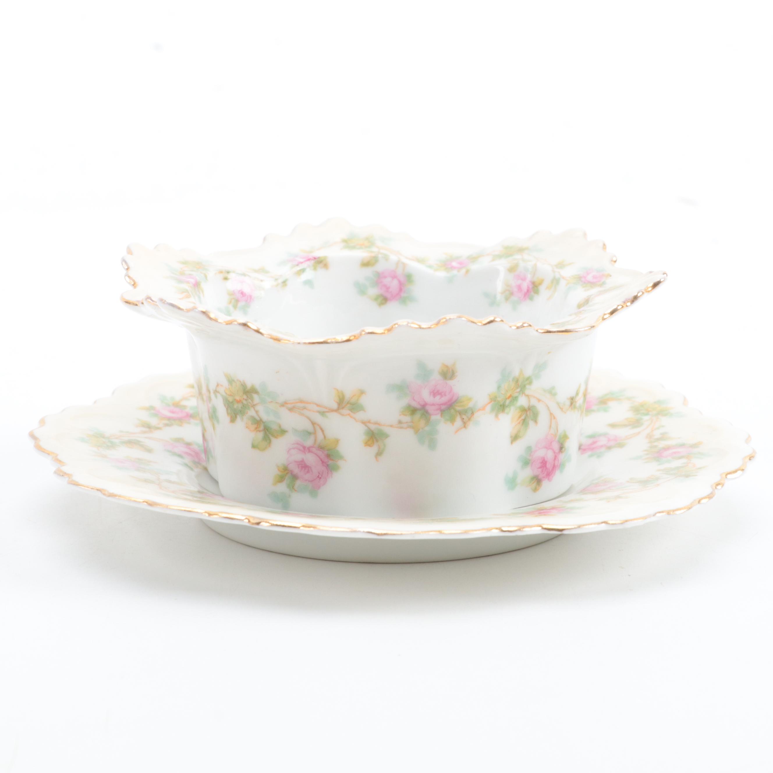 Moritz Zdekauer Austrian Porcelain Custard Cups, Late 19th/ Early 20th Century