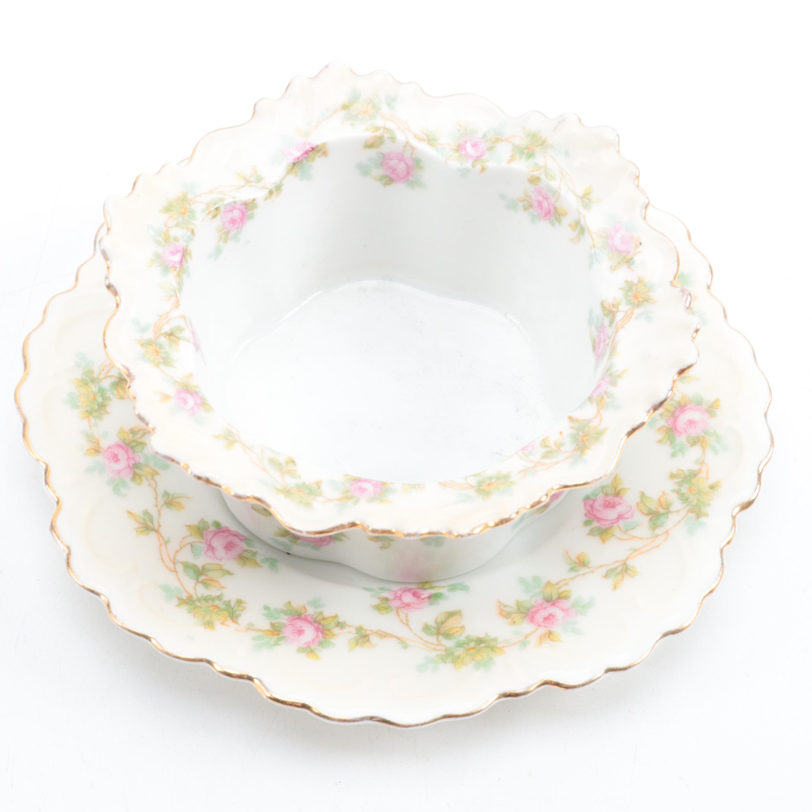 Moritz Zdekauer Austrian Porcelain Custard Cups, Late 19th/ Early 20th Century