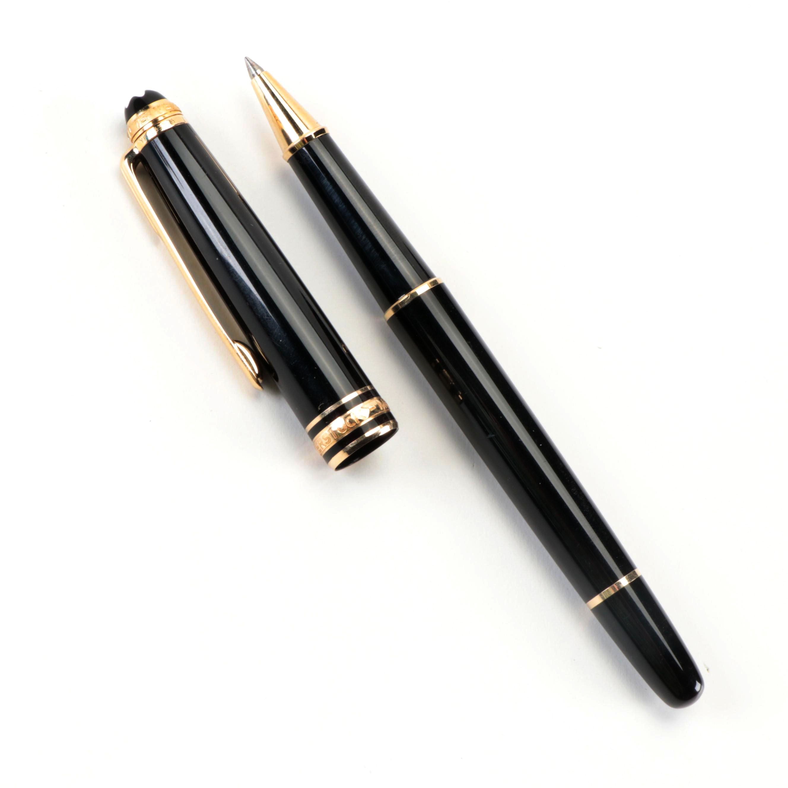 Montblanc Meisterstück Rollerball Pen with Diamond Accent