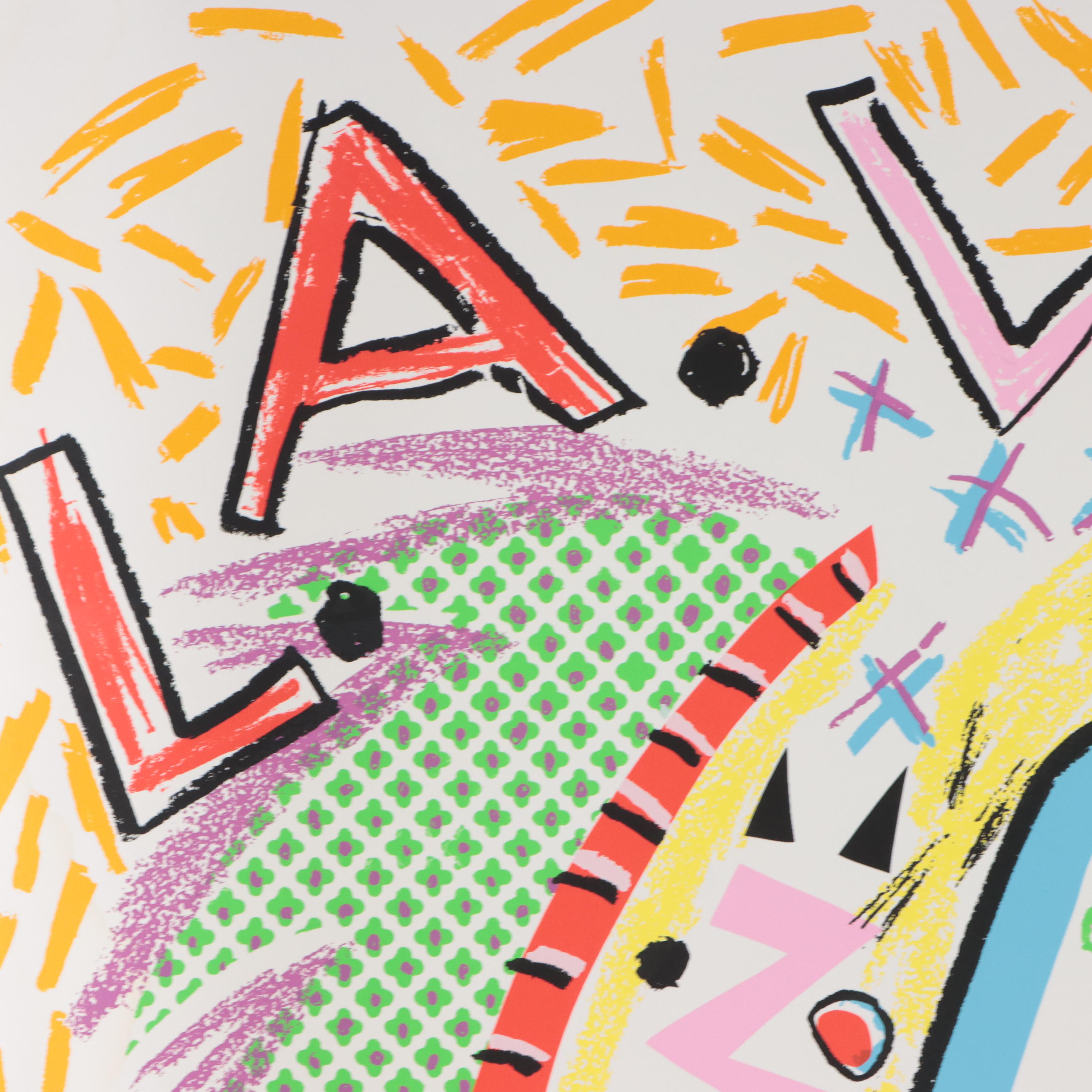 Andre Miripolsky Serigraph "L.A. Woman," Circa 1986