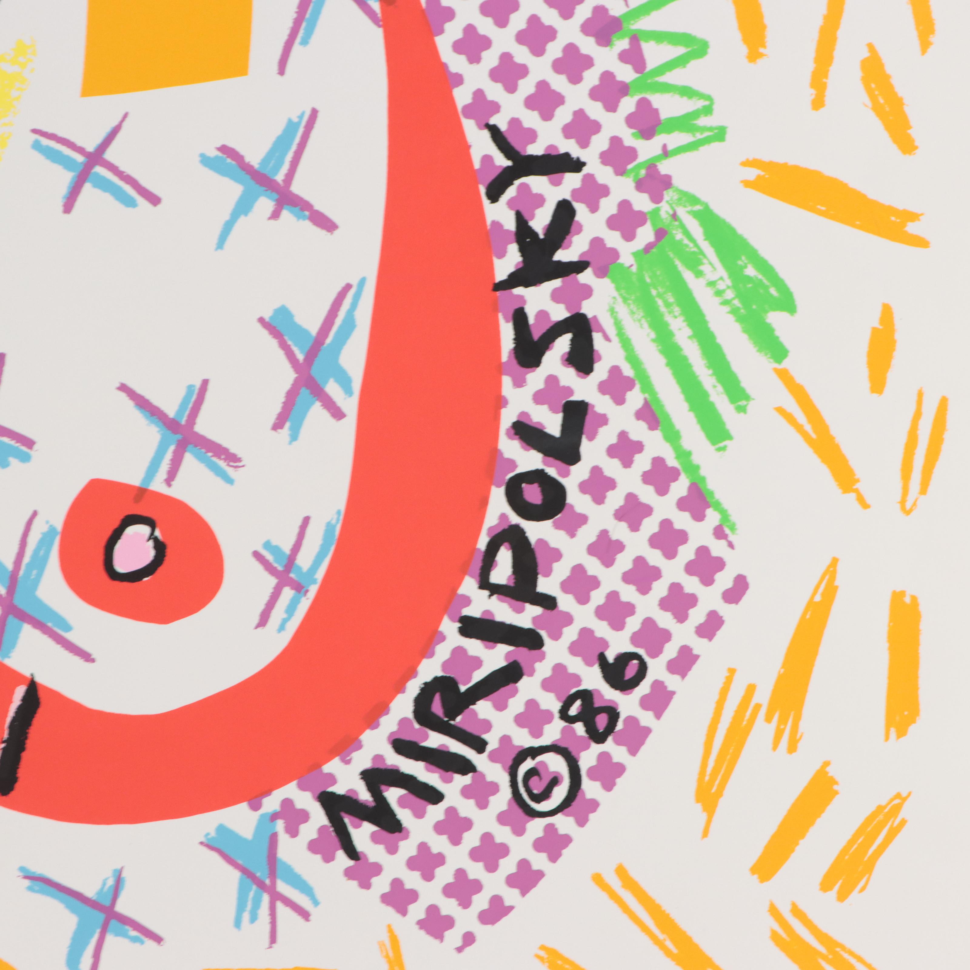 Andre Miripolsky Serigraph "L.A. Woman," Circa 1986