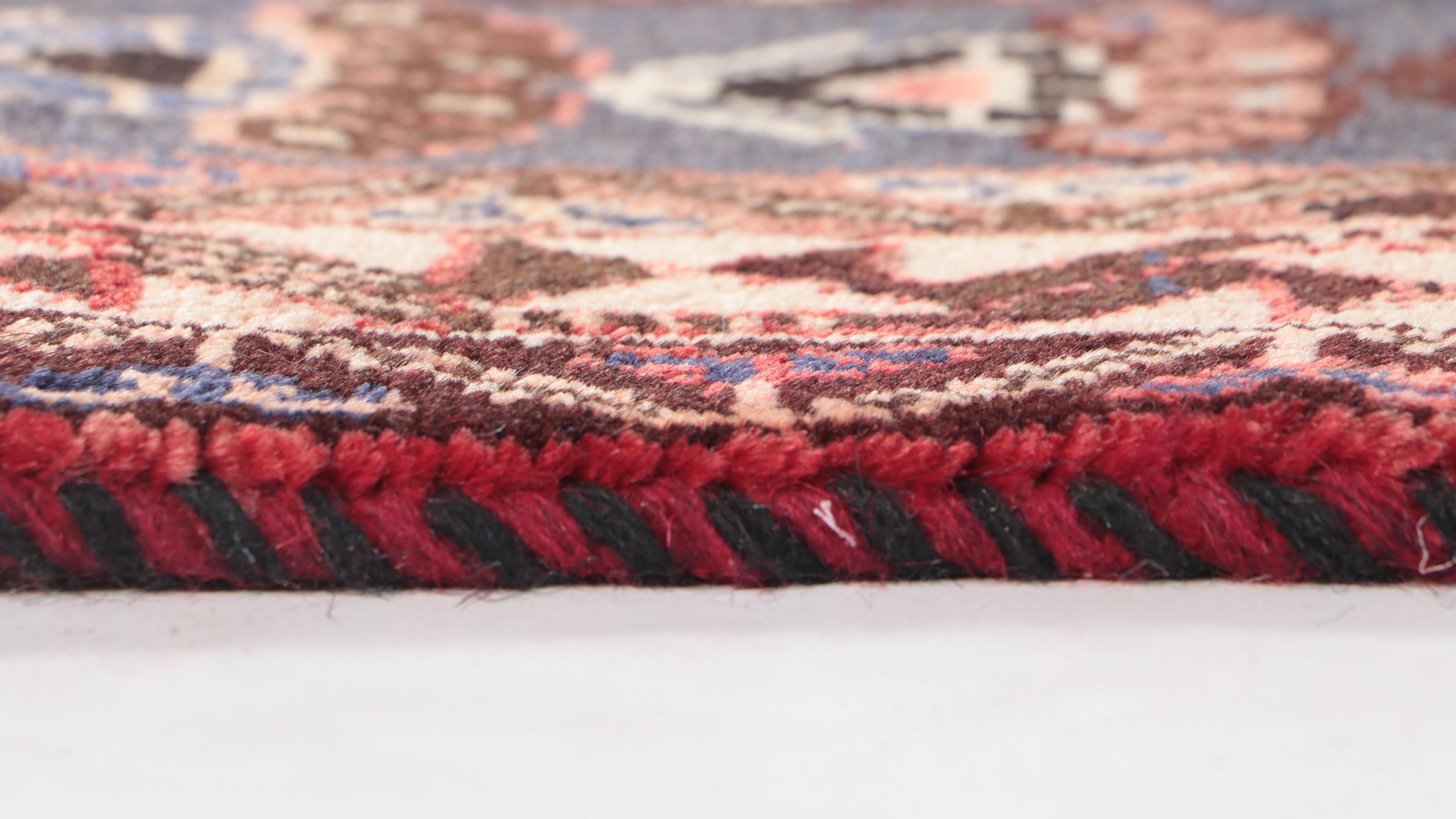 5'8 x 9'4 Hand-Knotted Persian Qashqai Area Rug