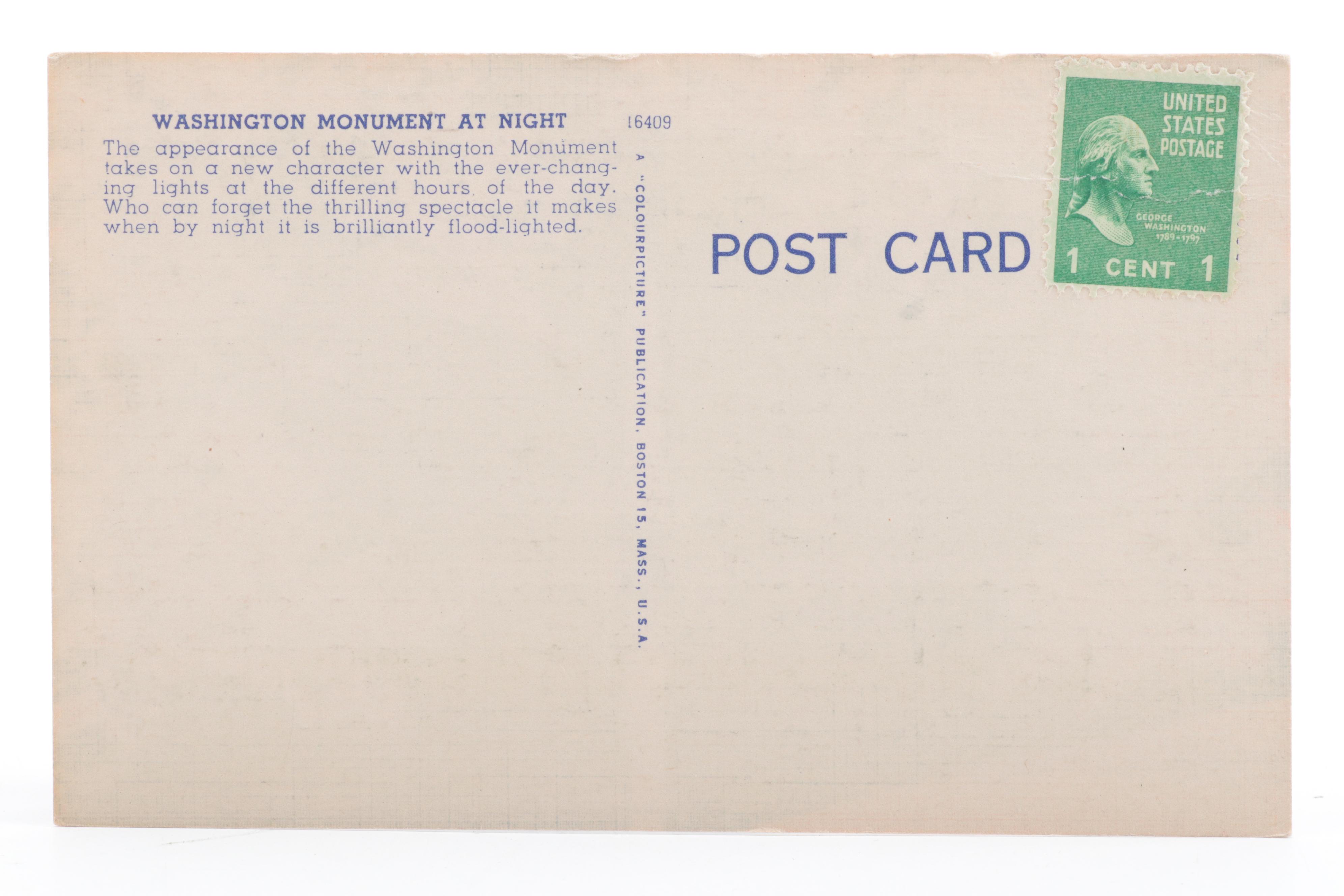 Tichnor Bros. and More United States Landmarks Souvenir Postcards, Early 20th C.