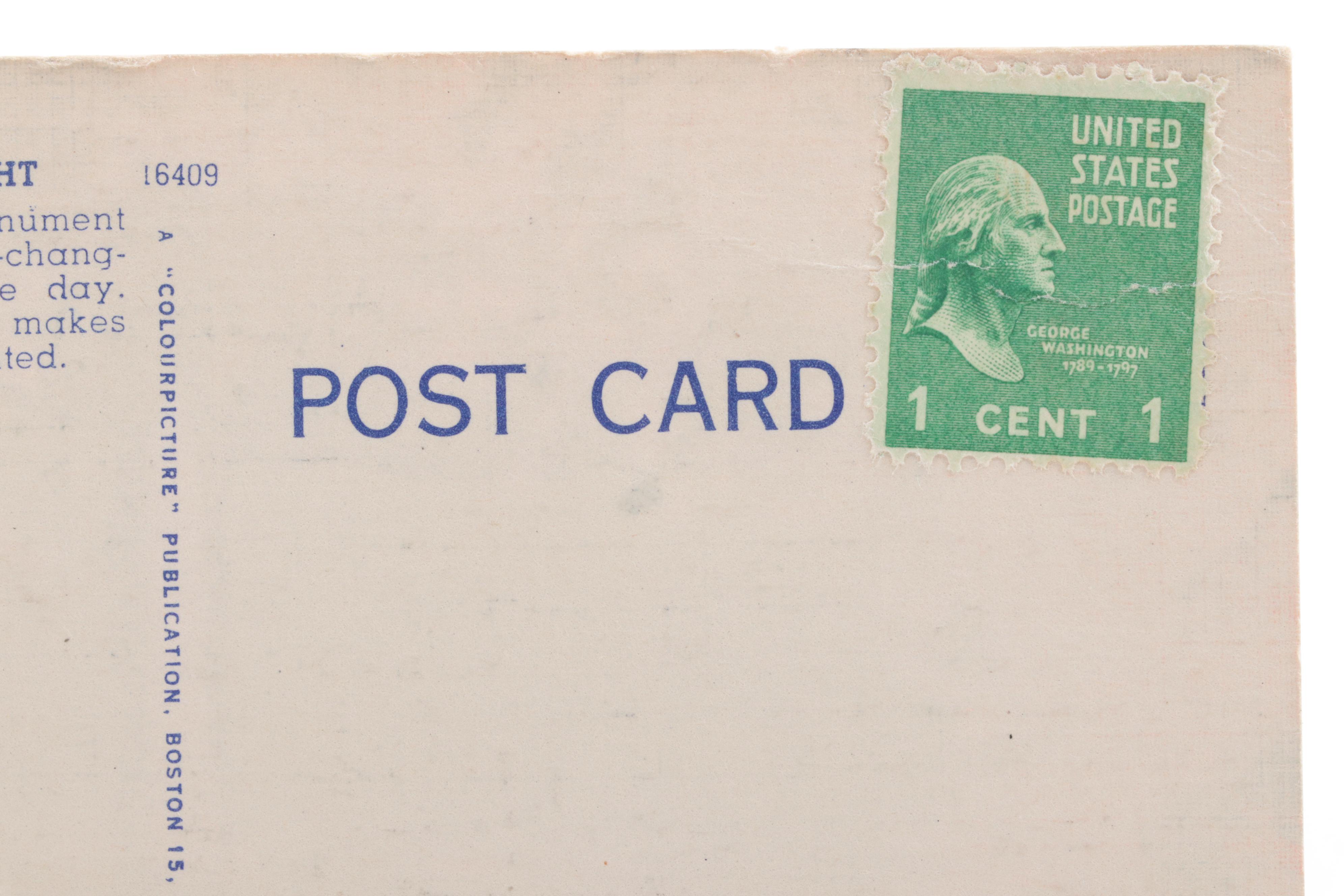 Tichnor Bros. and More United States Landmarks Souvenir Postcards, Early 20th C.