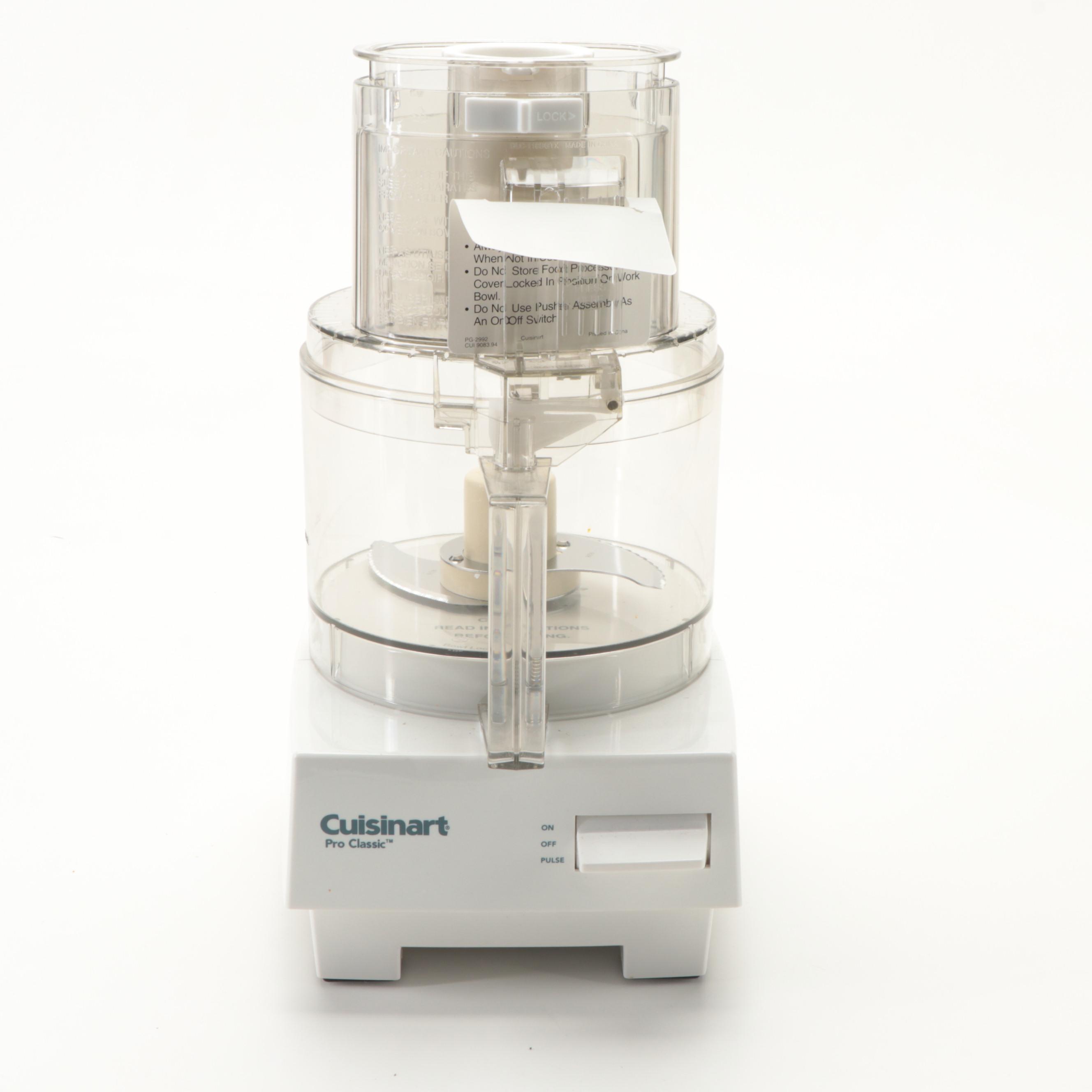 Cuisinart Pro Classic Food Processor, Programmable Kettle, and Ice Cream Maker