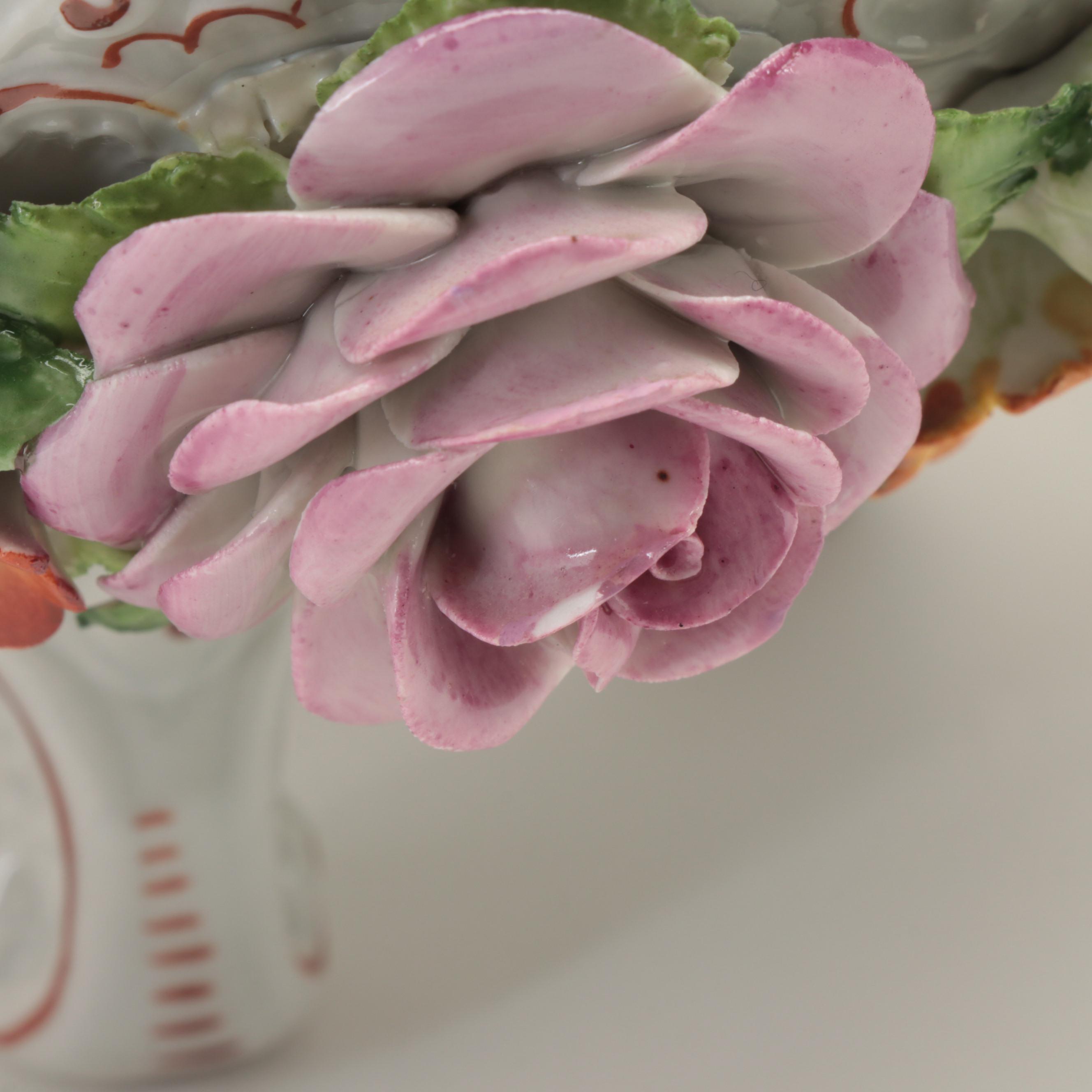 Von Schierholz German Porcelain Centerpiece Bowl with Putti, 1907–1927