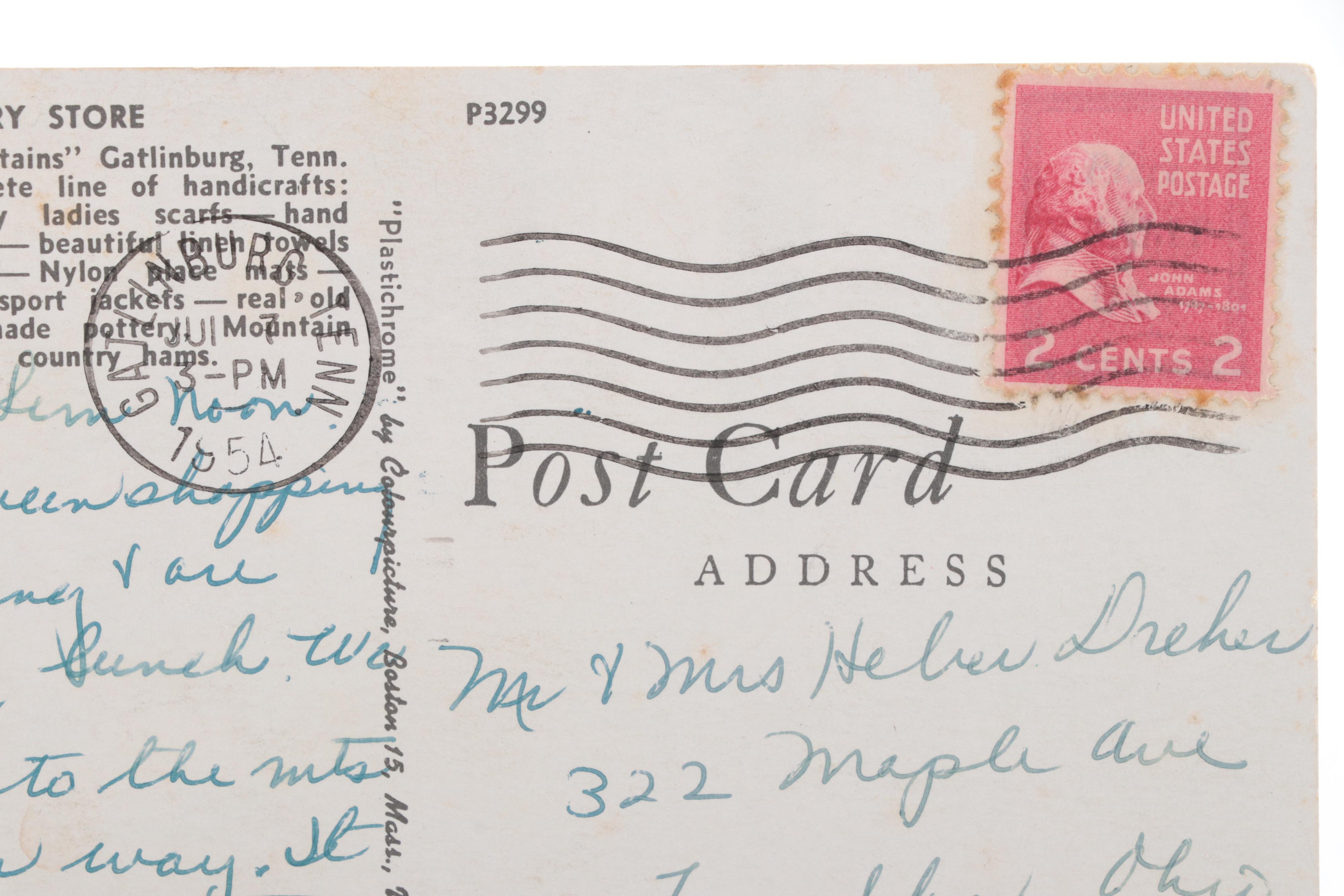 Alaska, Kentucky, Oklahoma, Texas, Vermont, and Other Souvenir Postcards