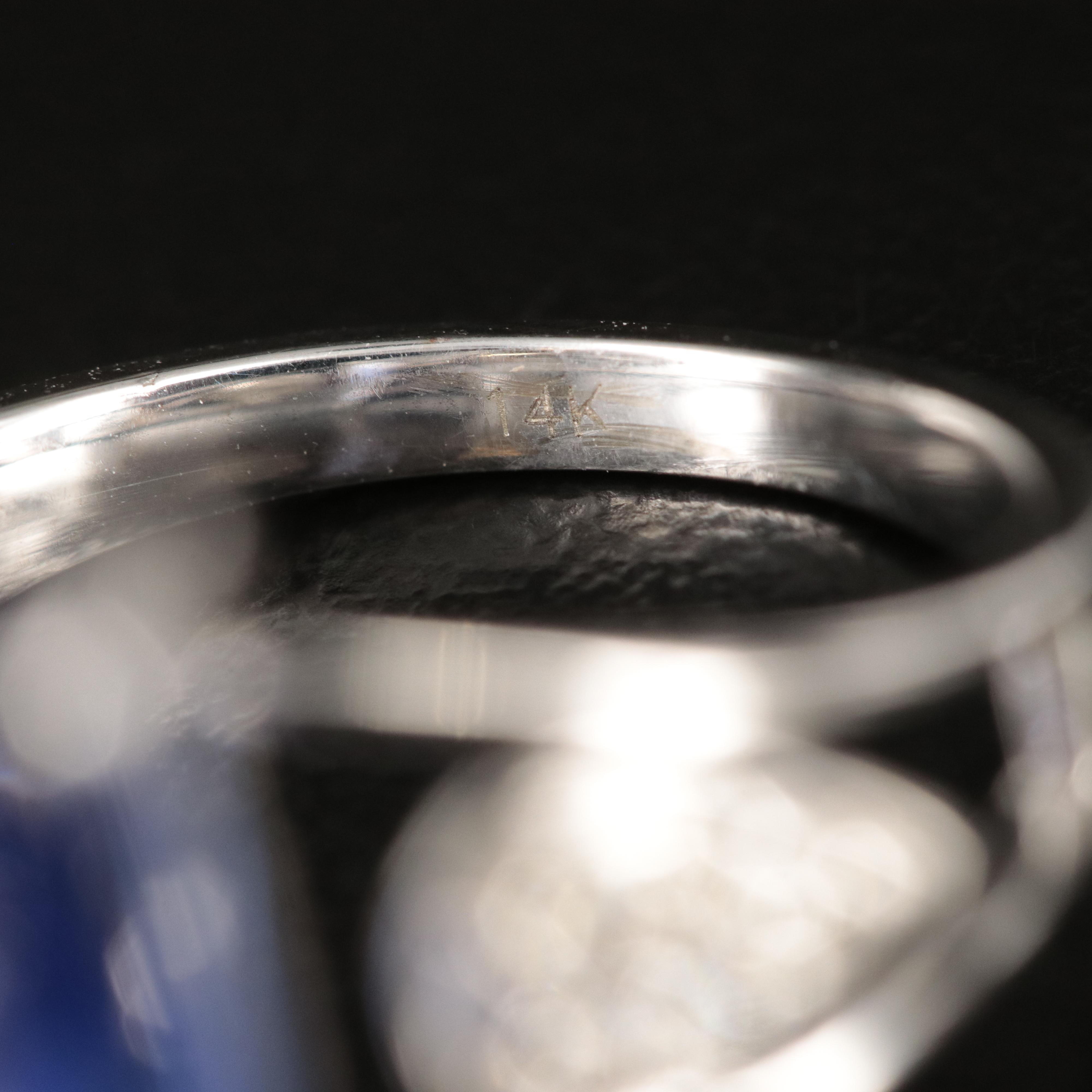 14K 5.62 CT Tanzanite and Diamond Ring