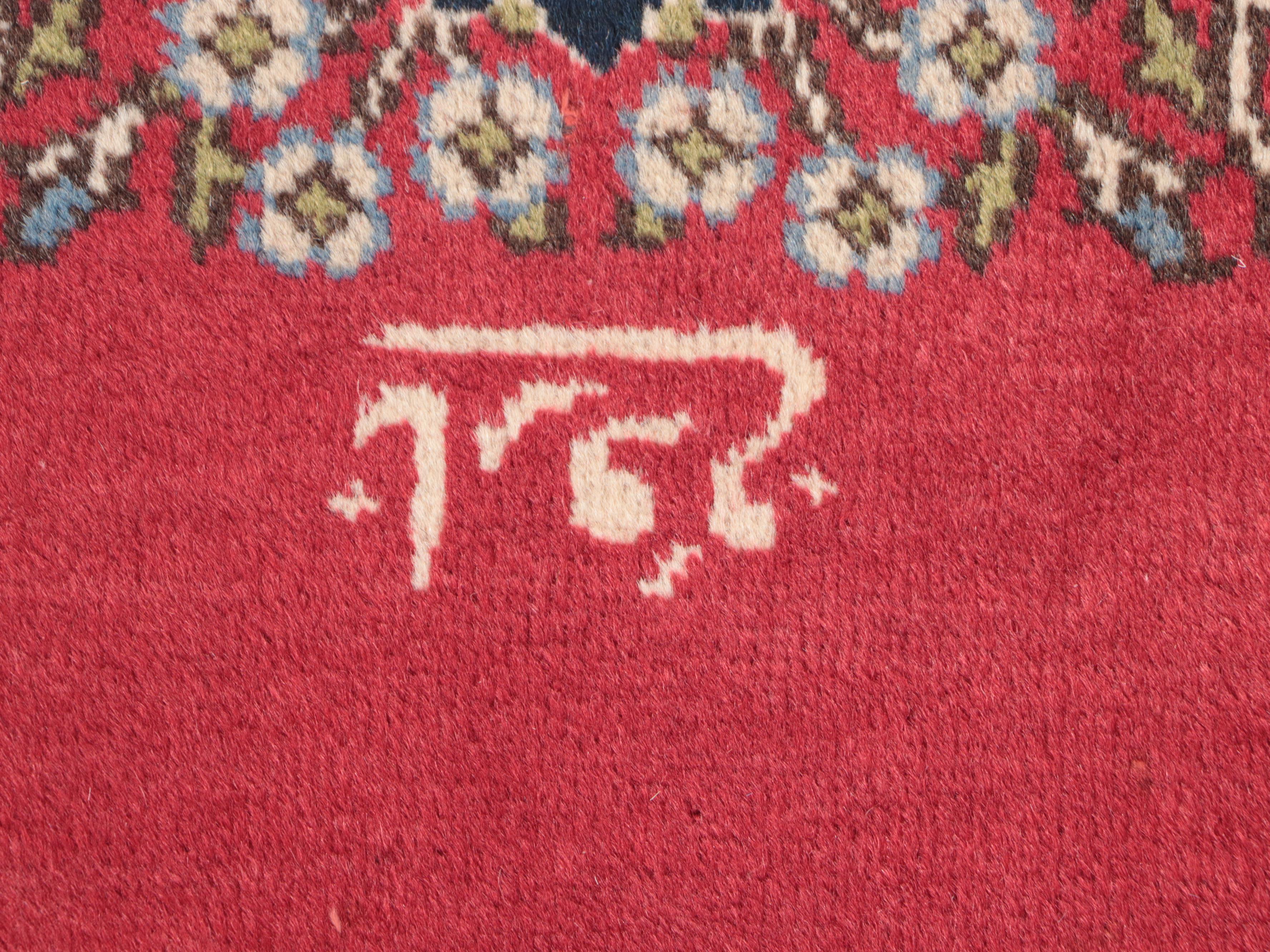 2'11 x 14'1 Hand-Knotted Indo-Persian Signed Tabriz Carpet Runner