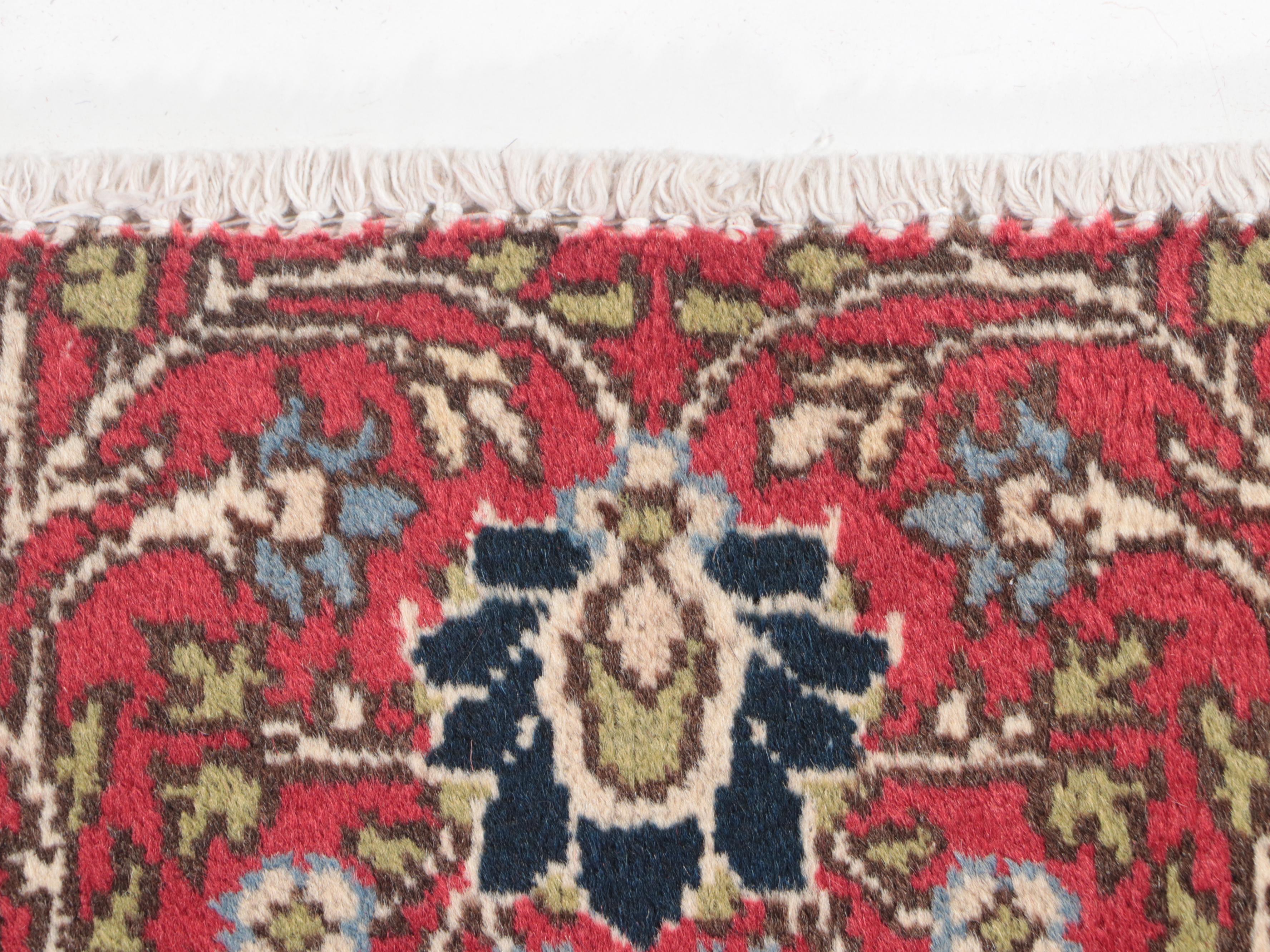 2'11 x 14'1 Hand-Knotted Indo-Persian Signed Tabriz Carpet Runner