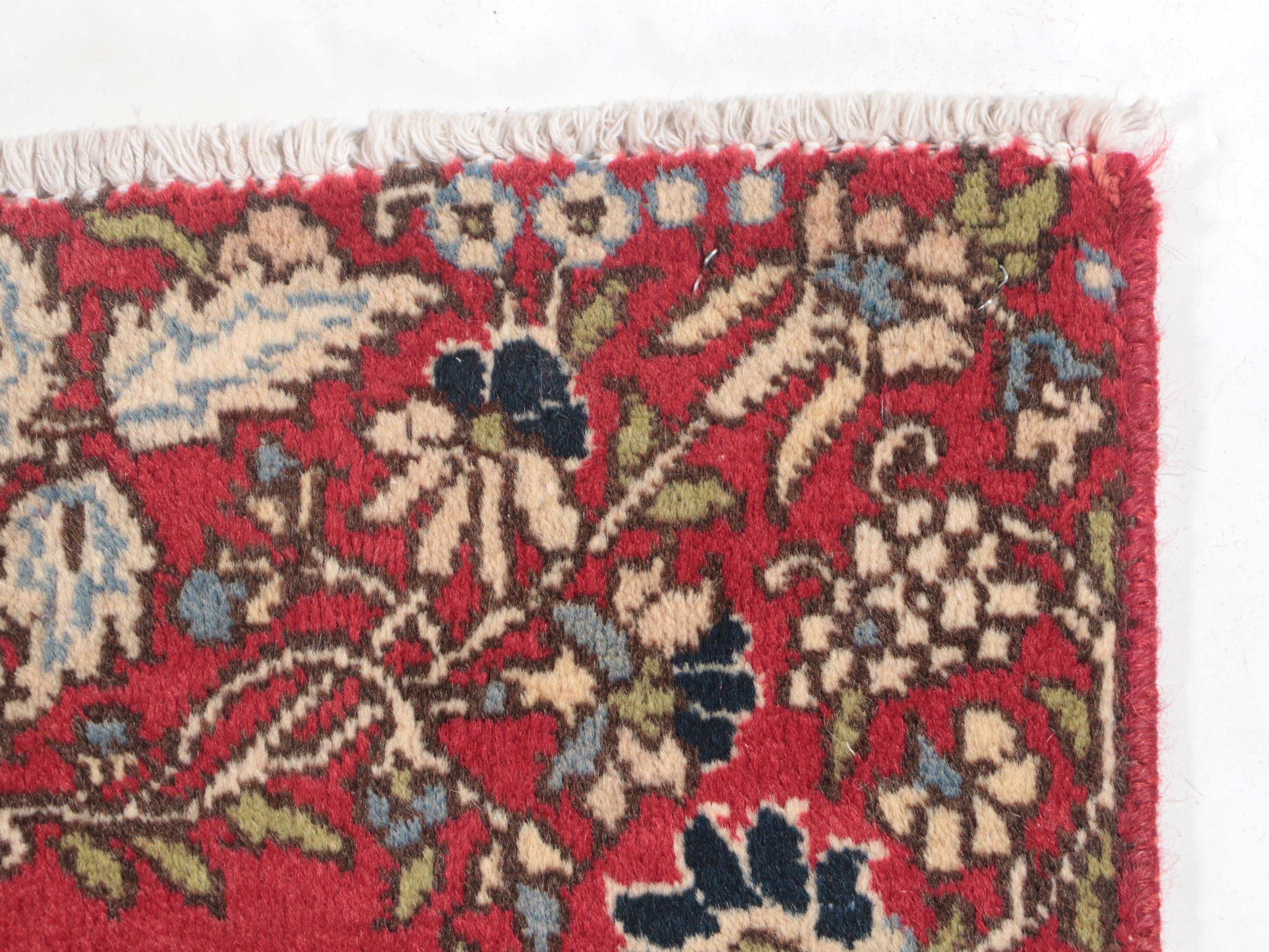 2'11 x 14'1 Hand-Knotted Indo-Persian Signed Tabriz Carpet Runner