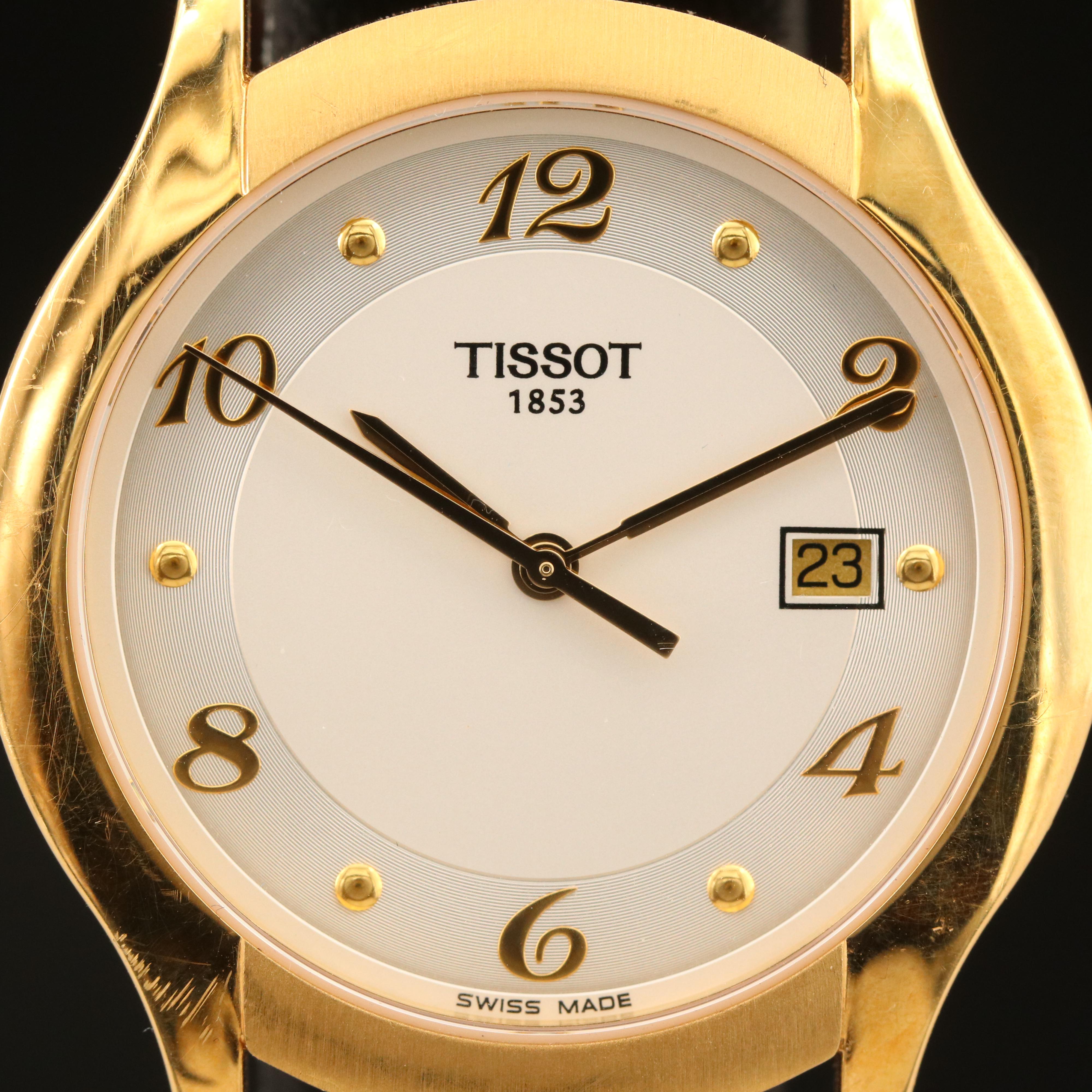 18K Tissot Carson Quartz Watch