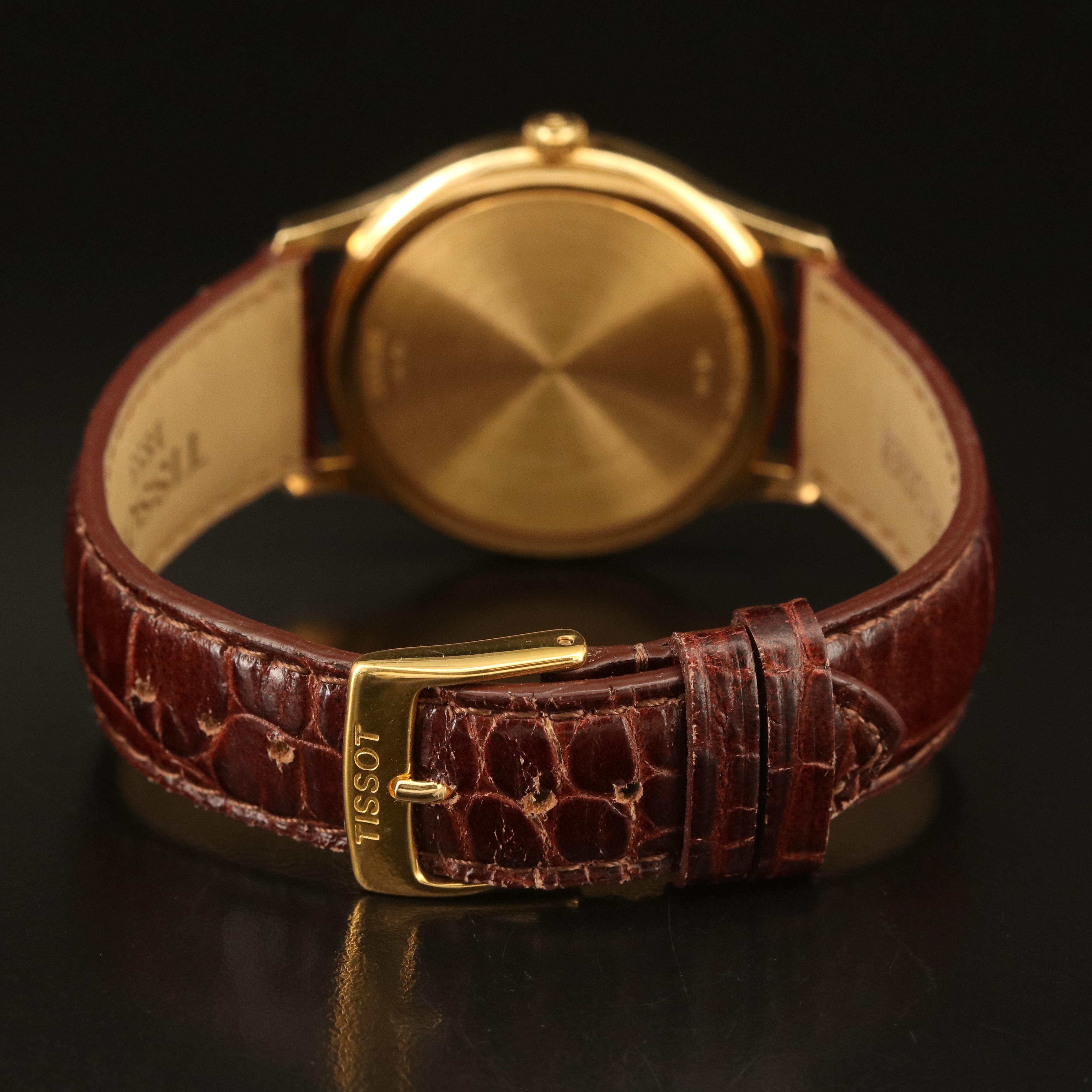 18K Tissot Carson Quartz Watch